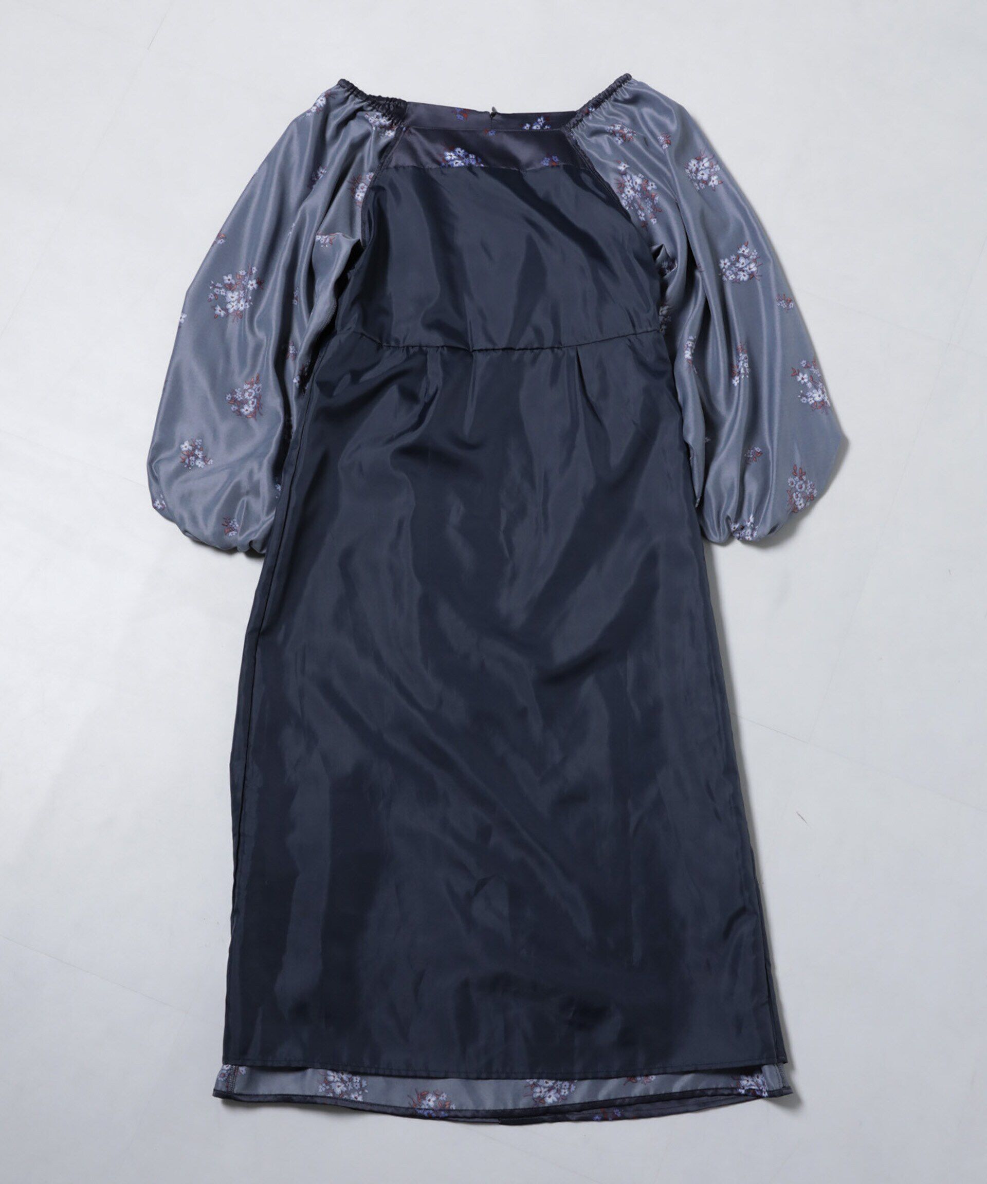 nano･universe「オフショル2WAYフラワープリントワンピース」|ワンピース|