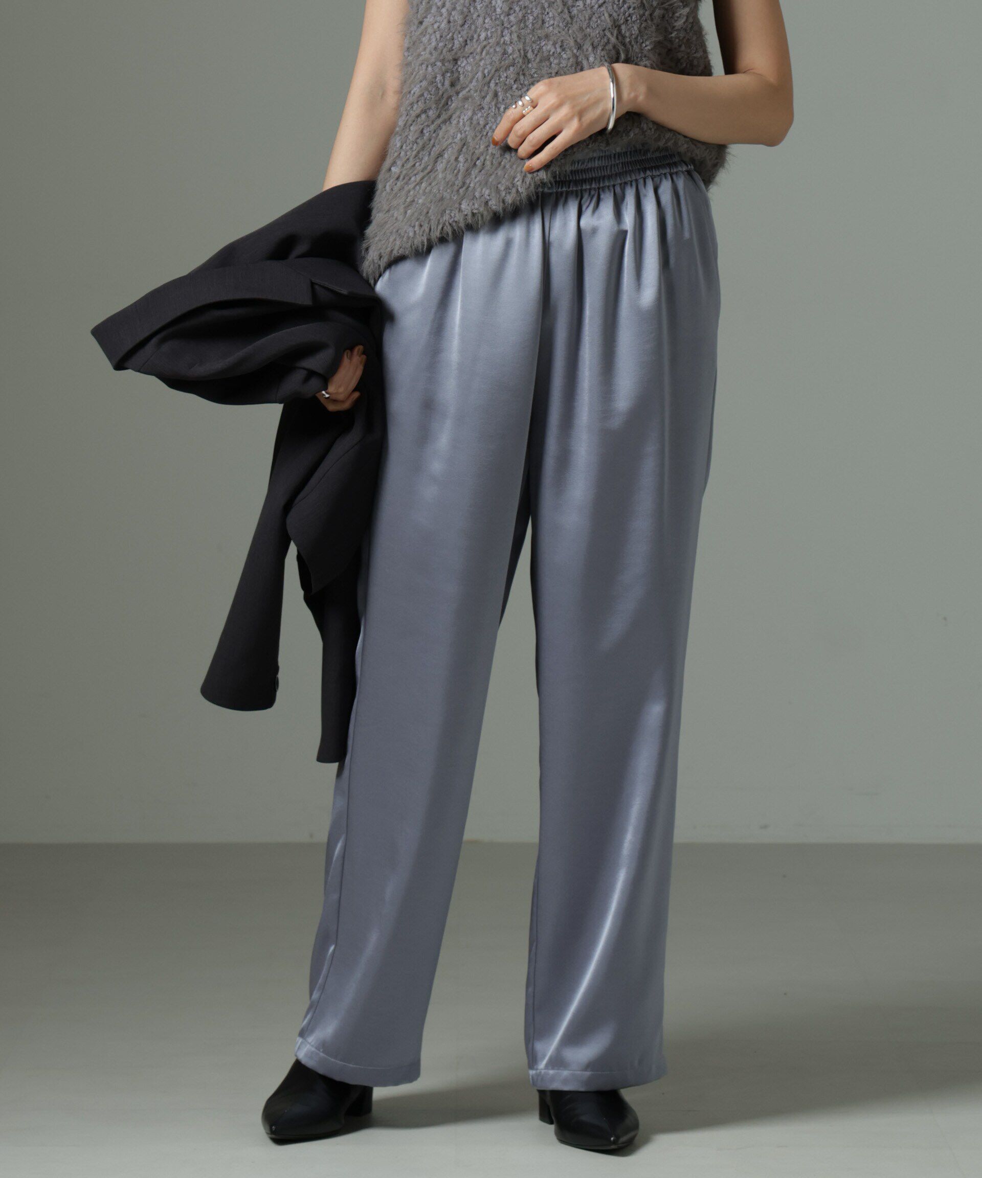 nano･universe「ヘヴィーサテンパンツ」|チノ|