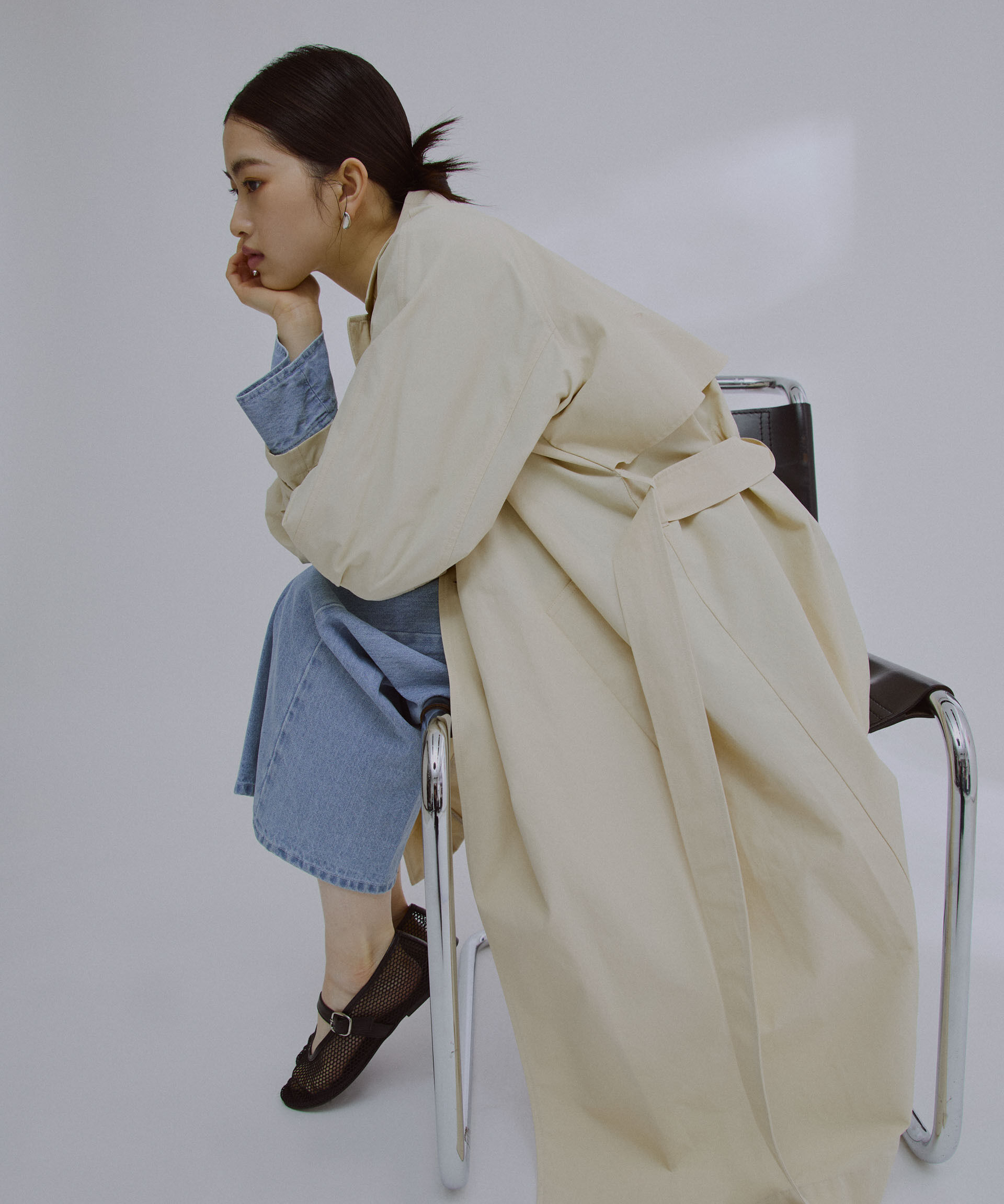 nano･universe「撥水加工コットンナイロンバックギャザーコート」|その他|