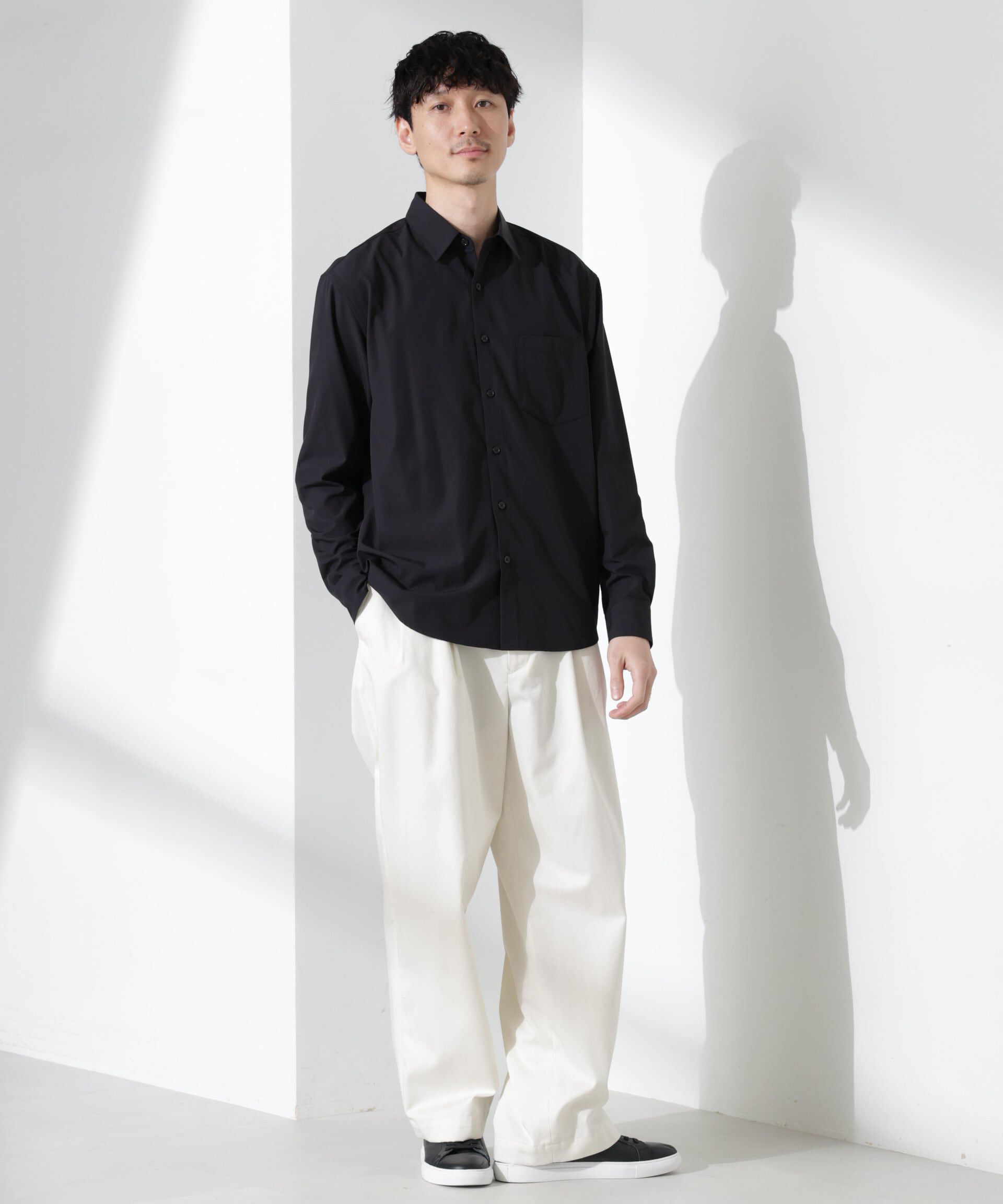 nano･universe「デイリースマート レギュラーカラーシャツ」|シャツ・ブラウス|