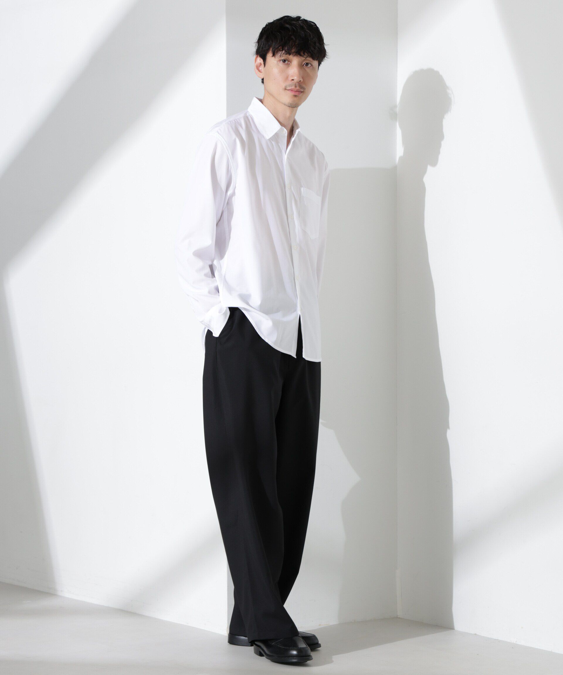 nano･universe「デイリースマート レギュラーカラーシャツ」|シャツ・ブラウス|