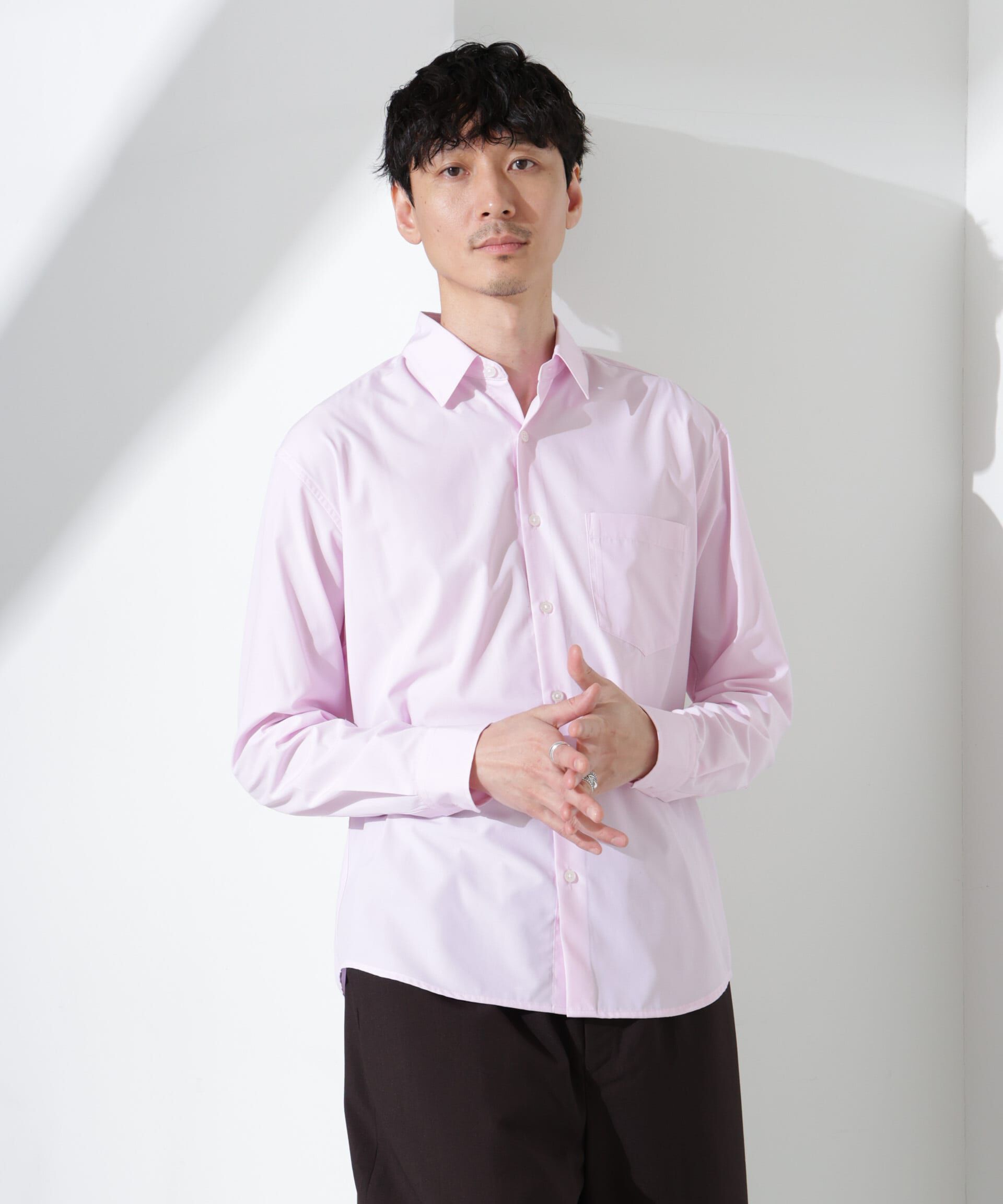 nano･universe「デイリースマート レギュラーカラーシャツ」|シャツ・ブラウス|