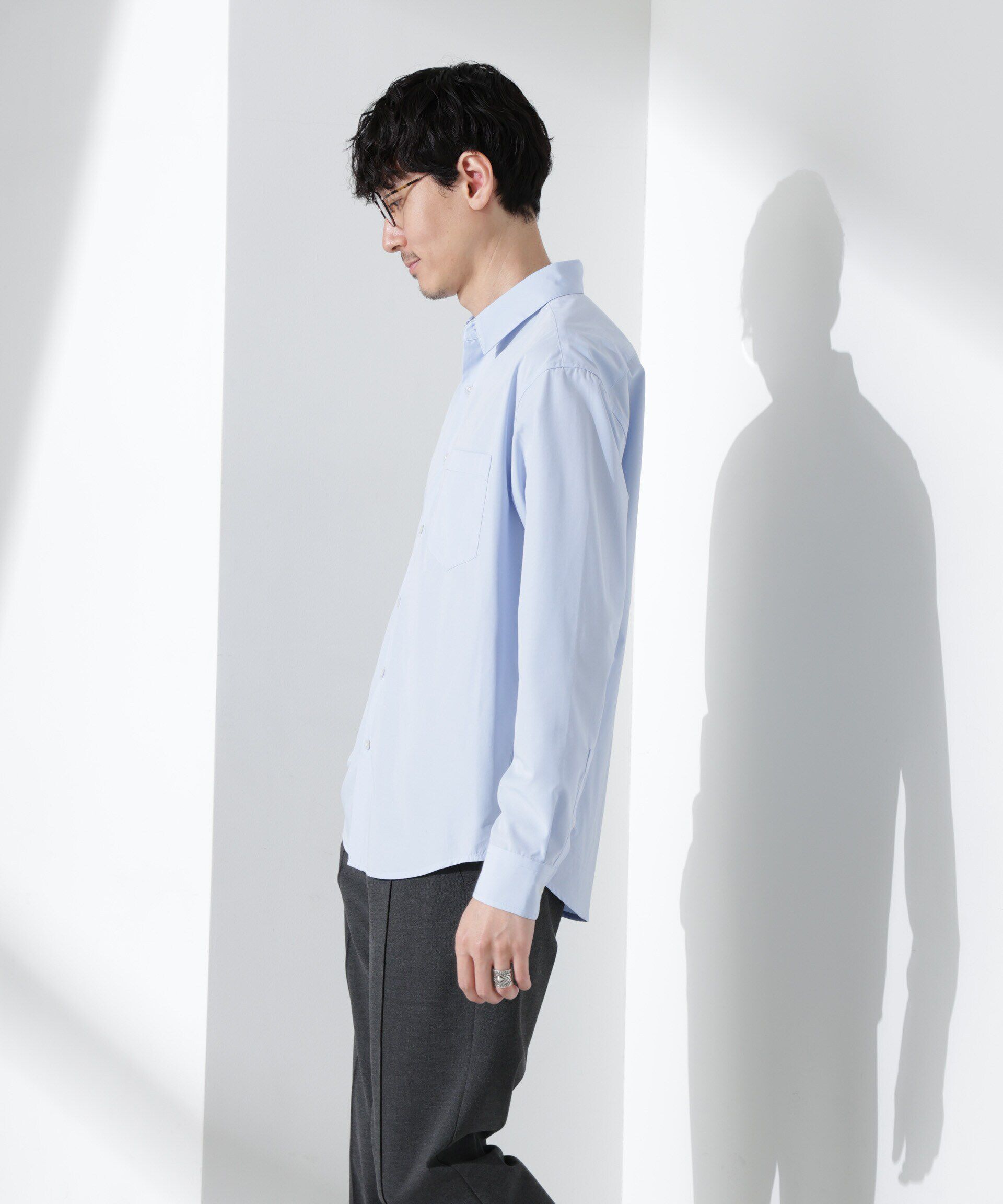 nano･universe「デイリースマート レギュラーカラーシャツ」|シャツ・ブラウス|