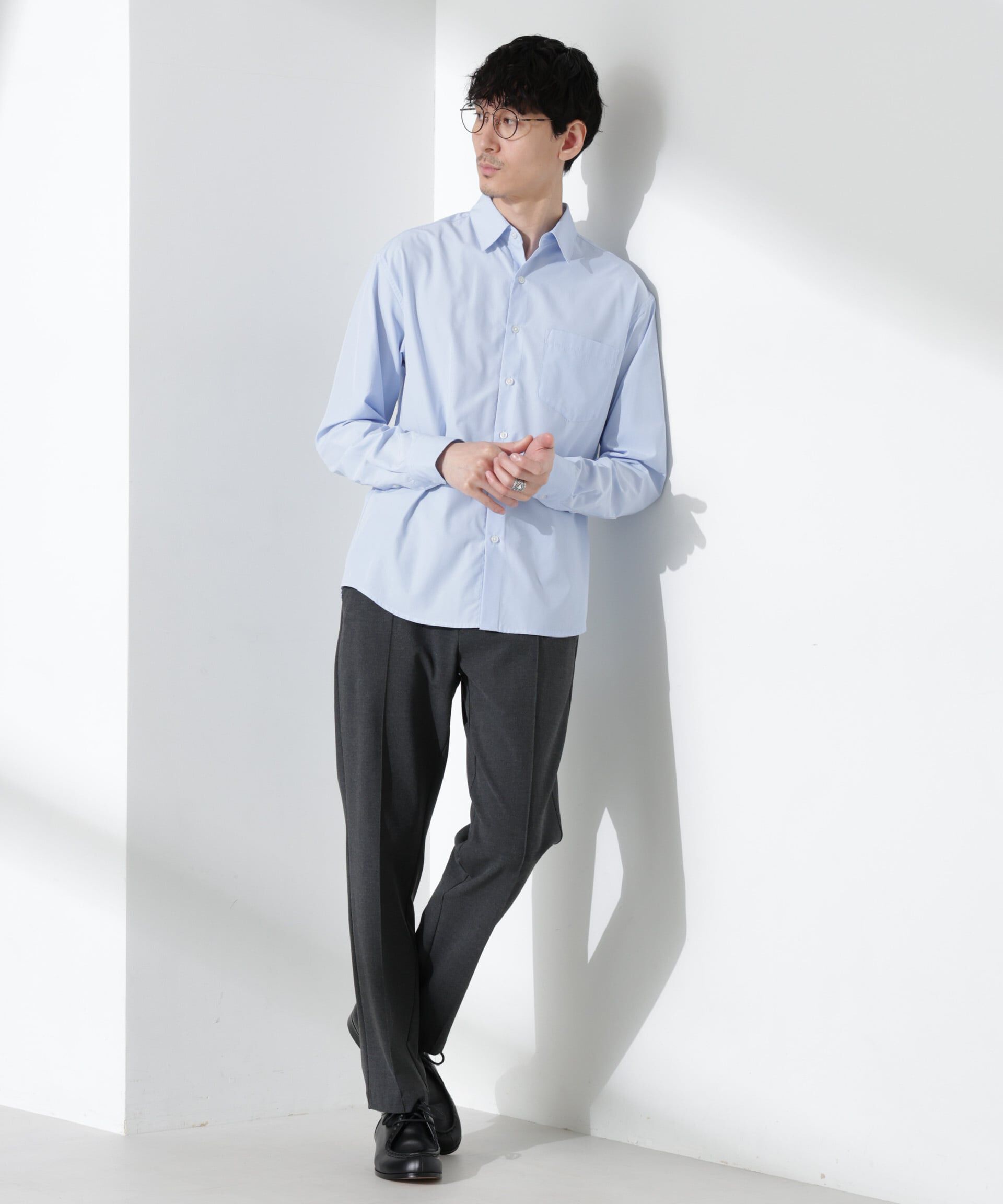 nano･universe「デイリースマート レギュラーカラーシャツ」|シャツ・ブラウス|