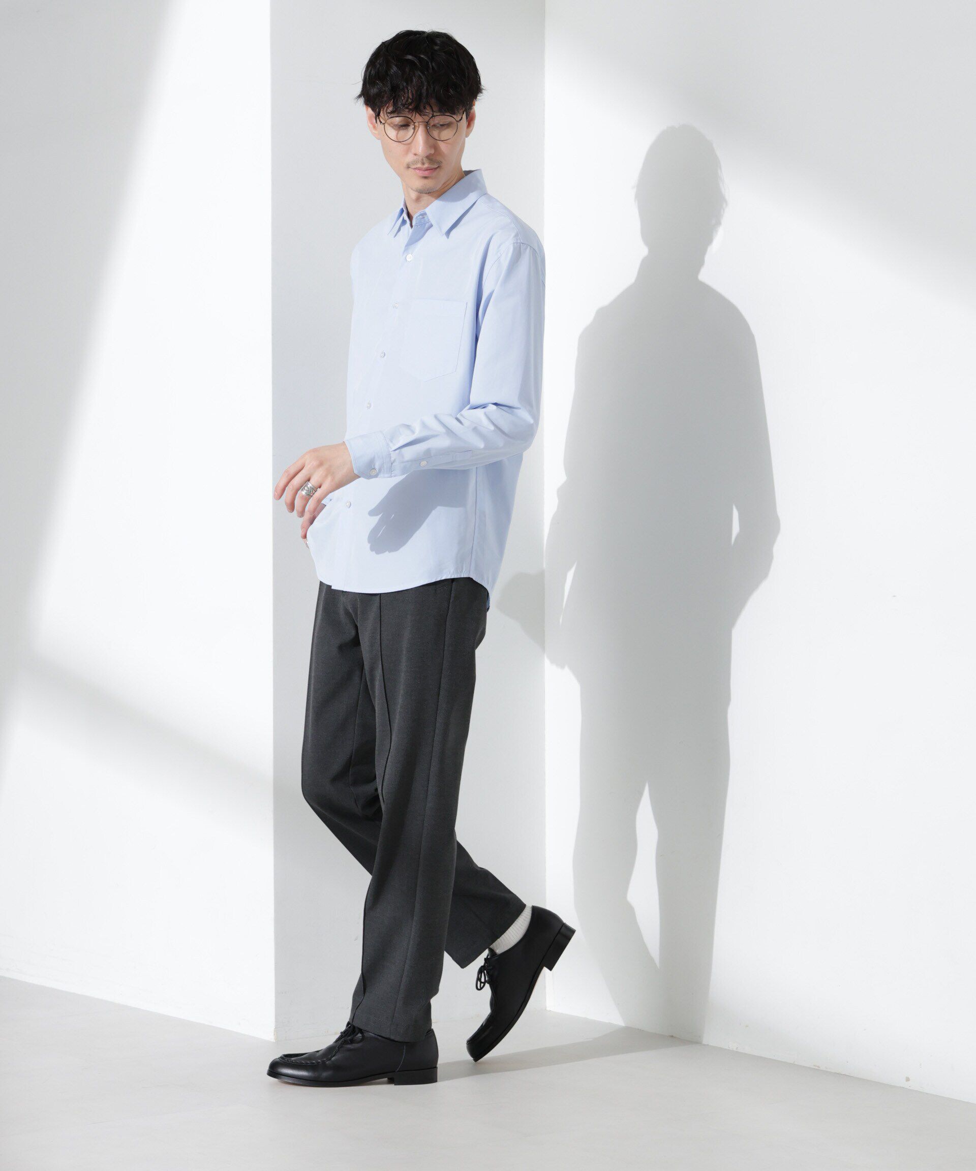 nano･universe「デイリースマート レギュラーカラーシャツ」|シャツ・ブラウス|