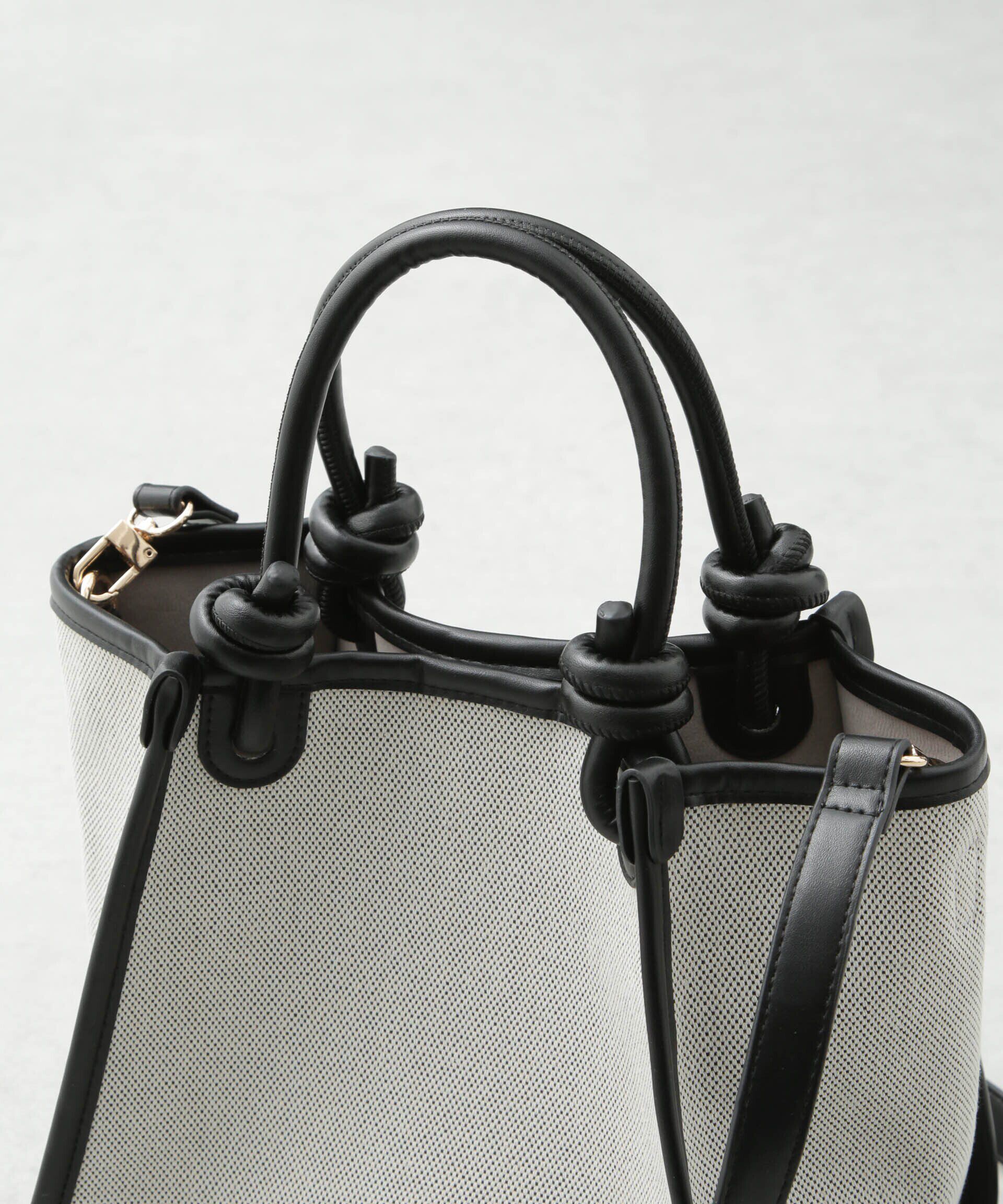 nano･universe「キャンバス&times;フェイクレザーコンビトート」|ショルダー・メッセンジャー|