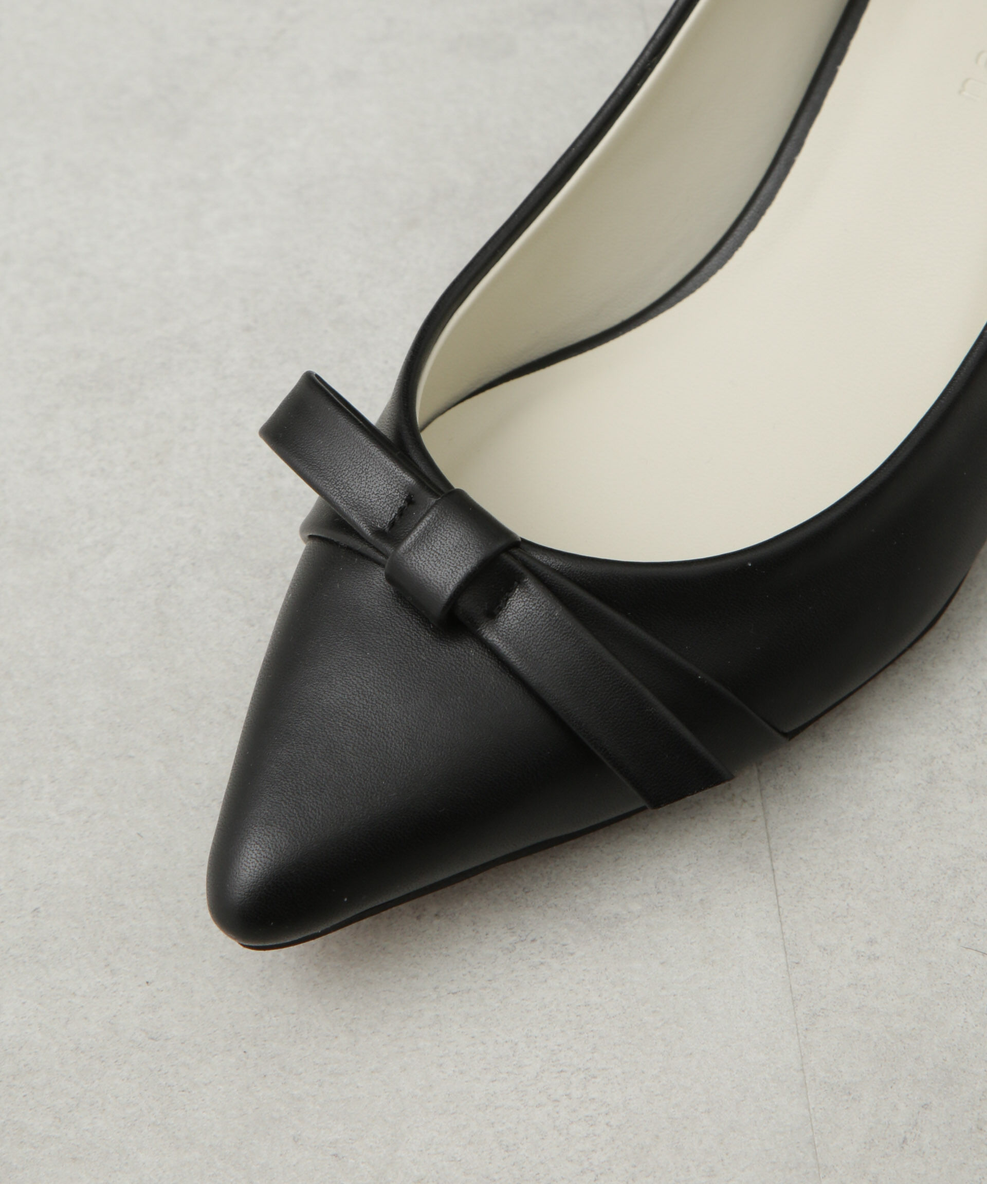 nano･universe「リボンローヒールパンプス」|ビジネス・ドレスシューズ|