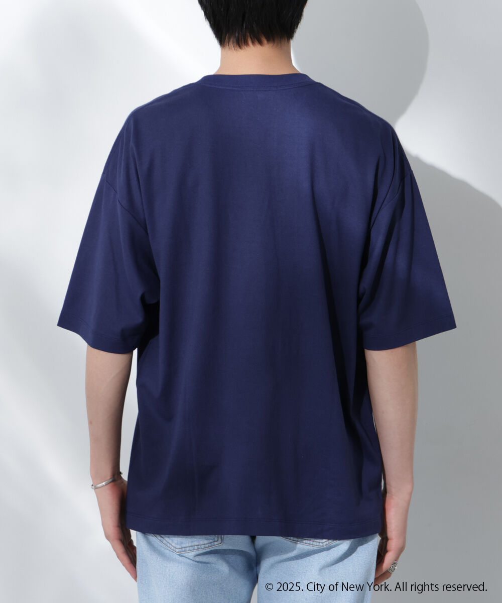 nano･universe「Anti Soaked(R)&times;NYC スクエア刺繍 汗染み防止Tシャツ」|Tシャツ・カットソー|