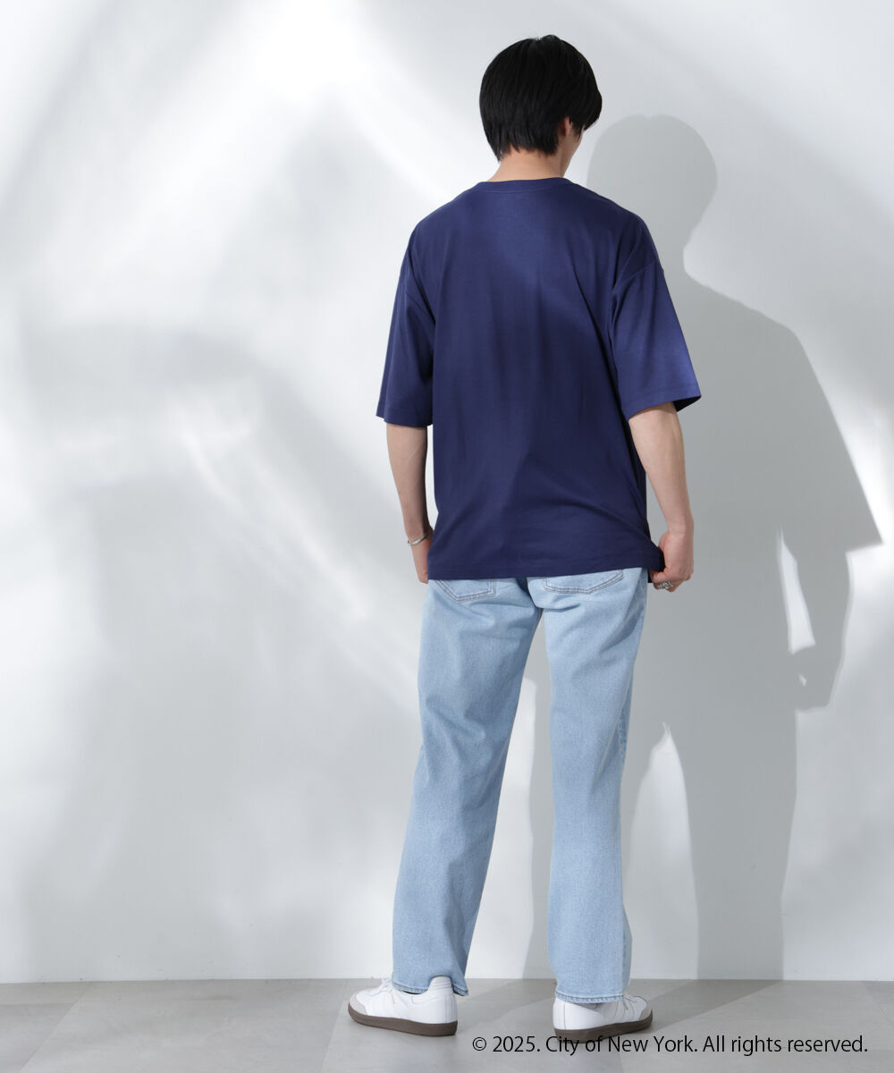 nano･universe「Anti Soaked(R)&times;NYC スクエア刺繍 汗染み防止Tシャツ」|Tシャツ・カットソー|