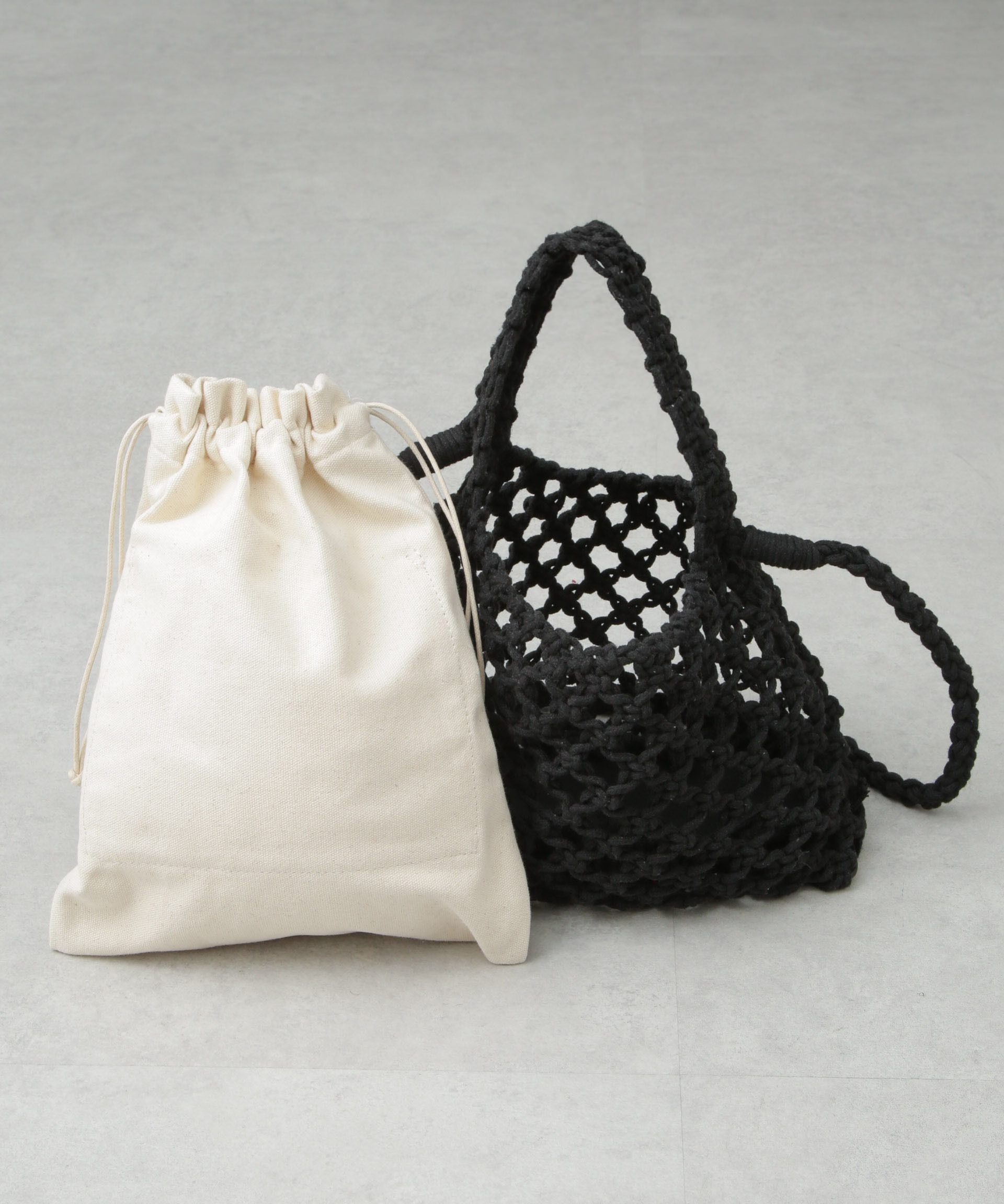 nano･universe「マクラメ編みショルダーバッグ」|ショルダー・メッセンジャー|