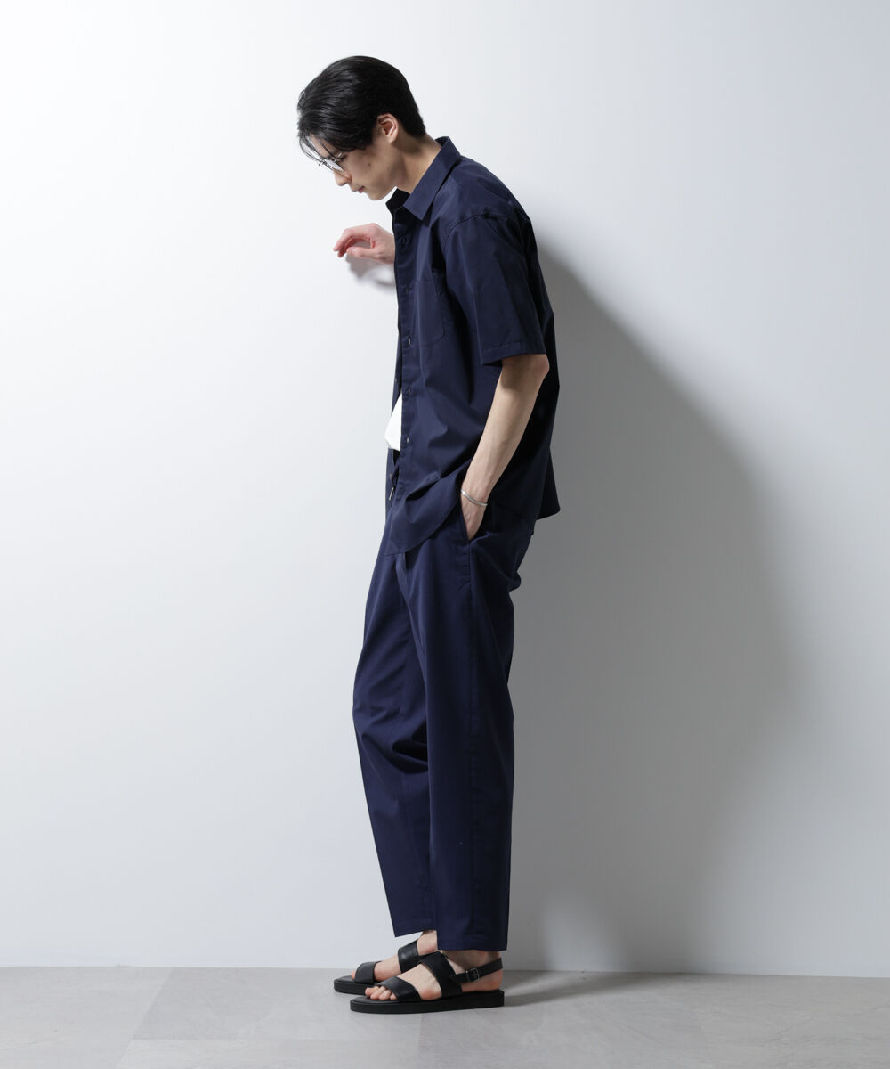 nano･universe「｢ICE FLOW LINEN｣レギュラーカラーシャツ 半袖」|シャツ・ブラウス|