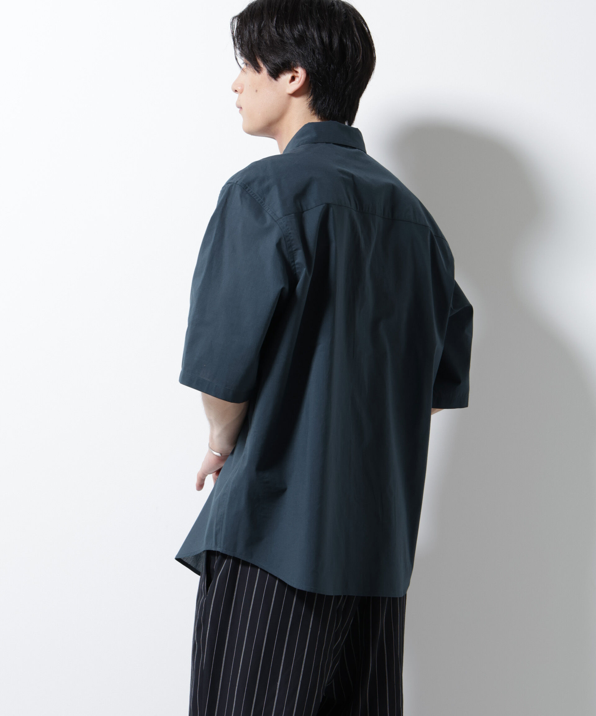 nano･universe「TEXBRID(R)レギュラーカラーシャツ 半袖」|シャツ・ブラウス|