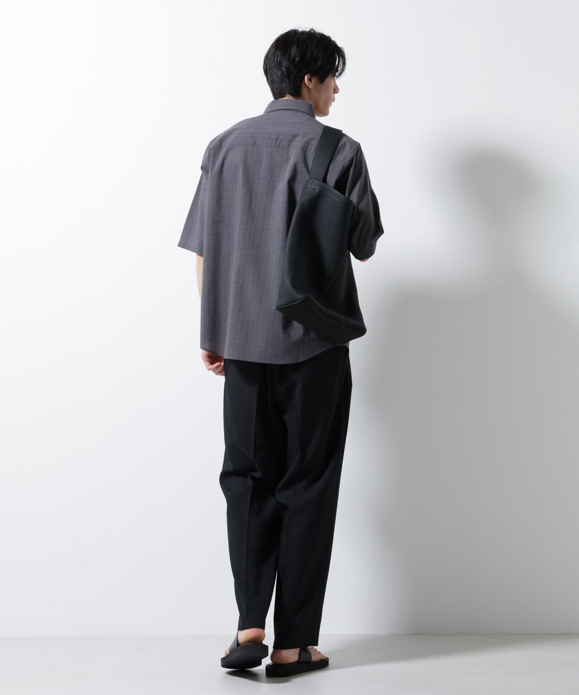 nano･universe「TEXBRID(R)レギュラーカラーシャツ 半袖」|シャツ・ブラウス|