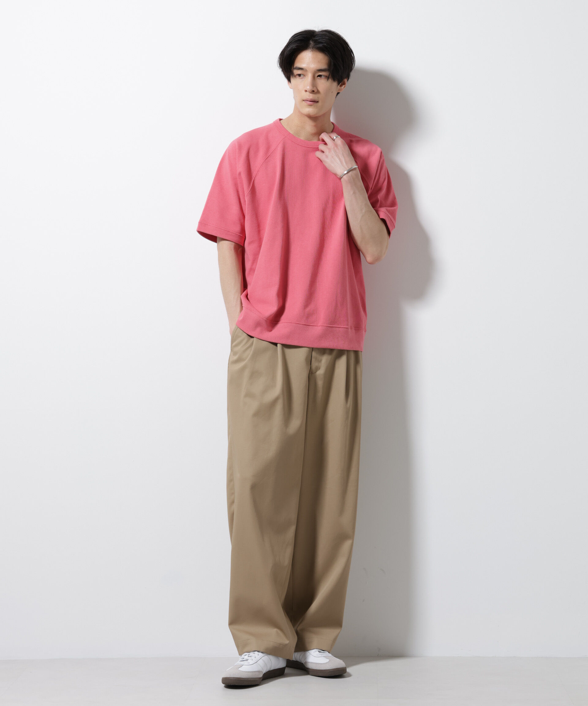 nano･universe「ヘビーウェイトコットンラグランスリーブTシャツ」|Tシャツ・カットソー|