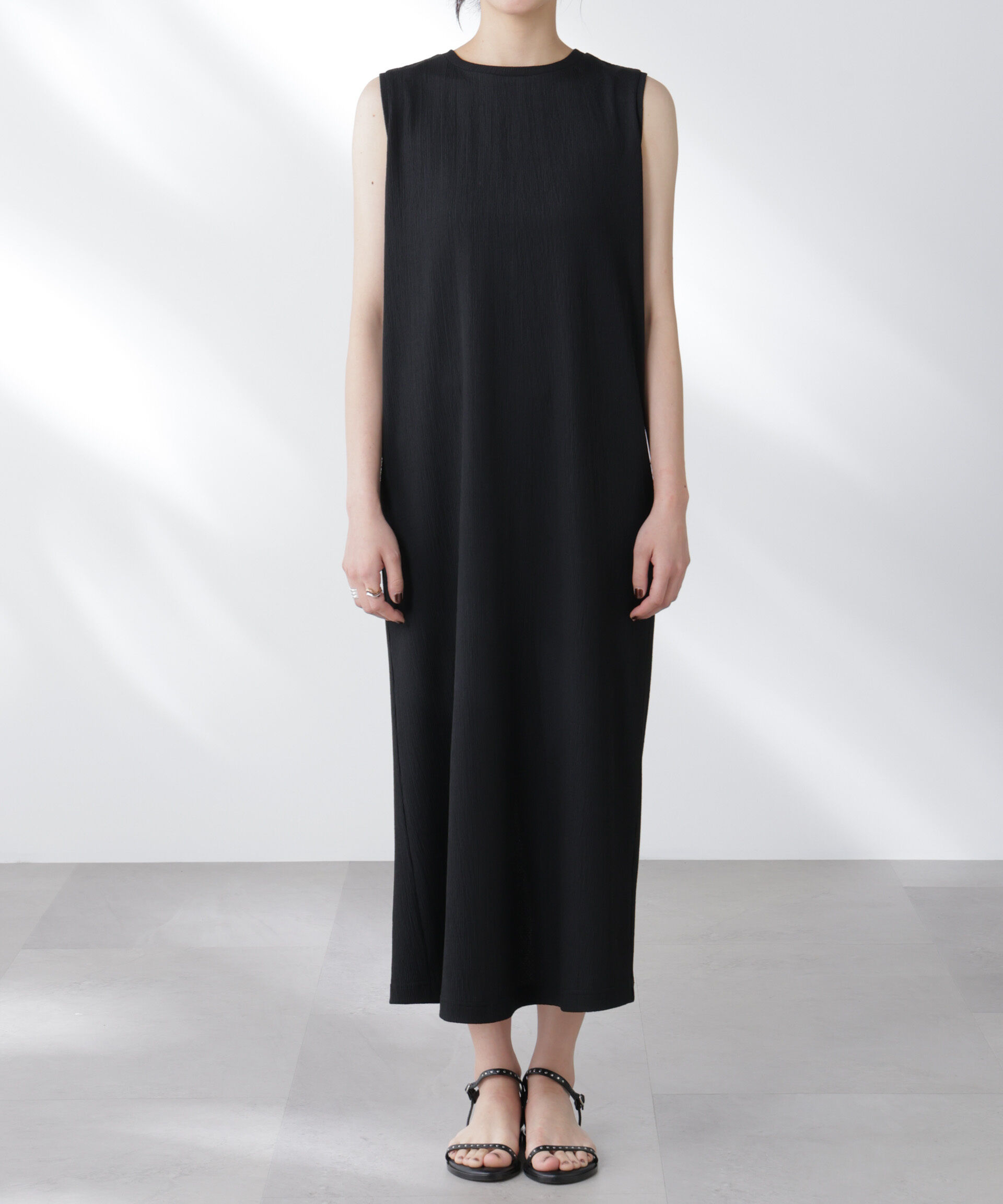 nano･universe「チュールキャミ&times;カットワンピースセット」|ワンピース|