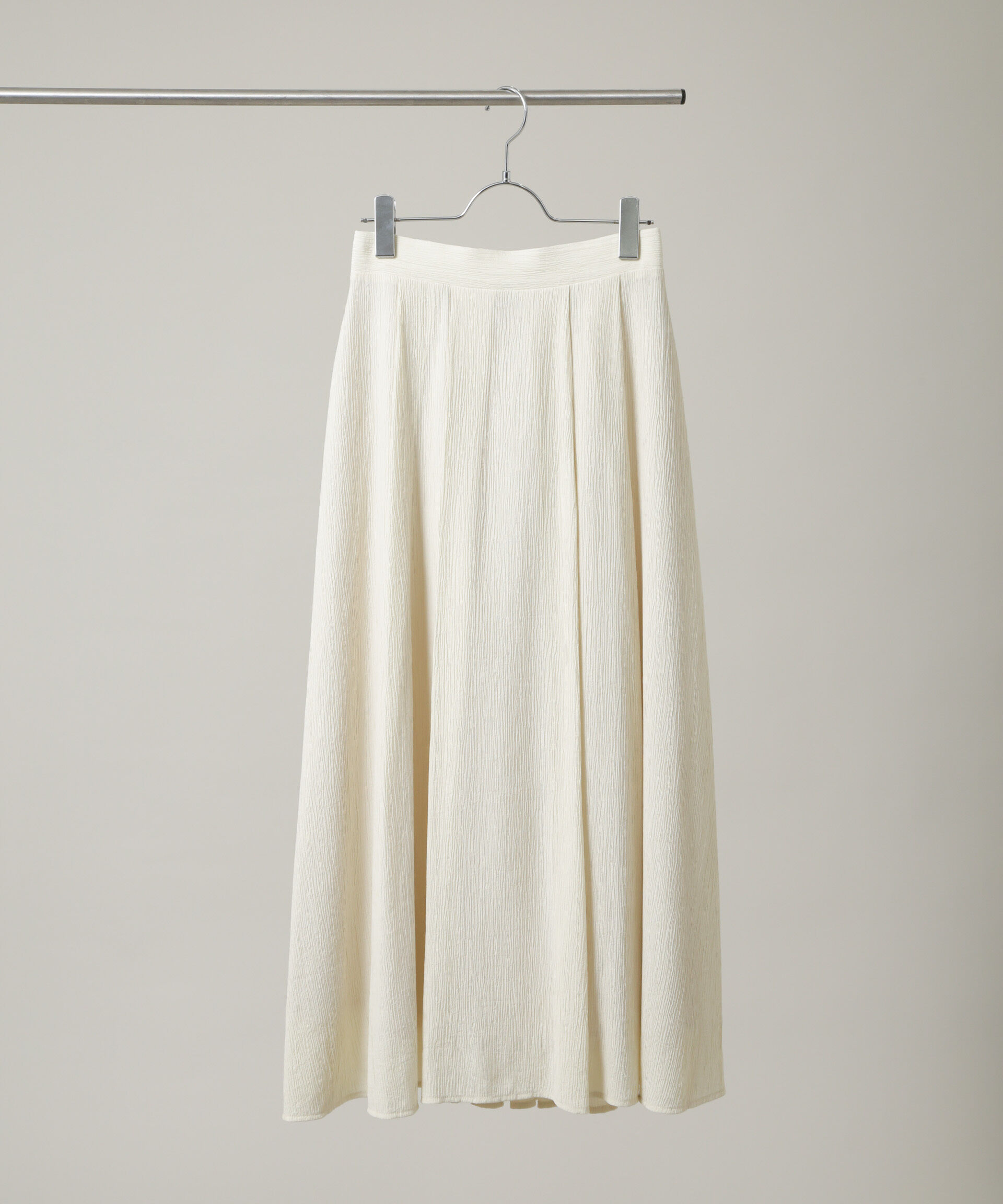 nano･universe「楊柳タックフレアスカート」|スカート|