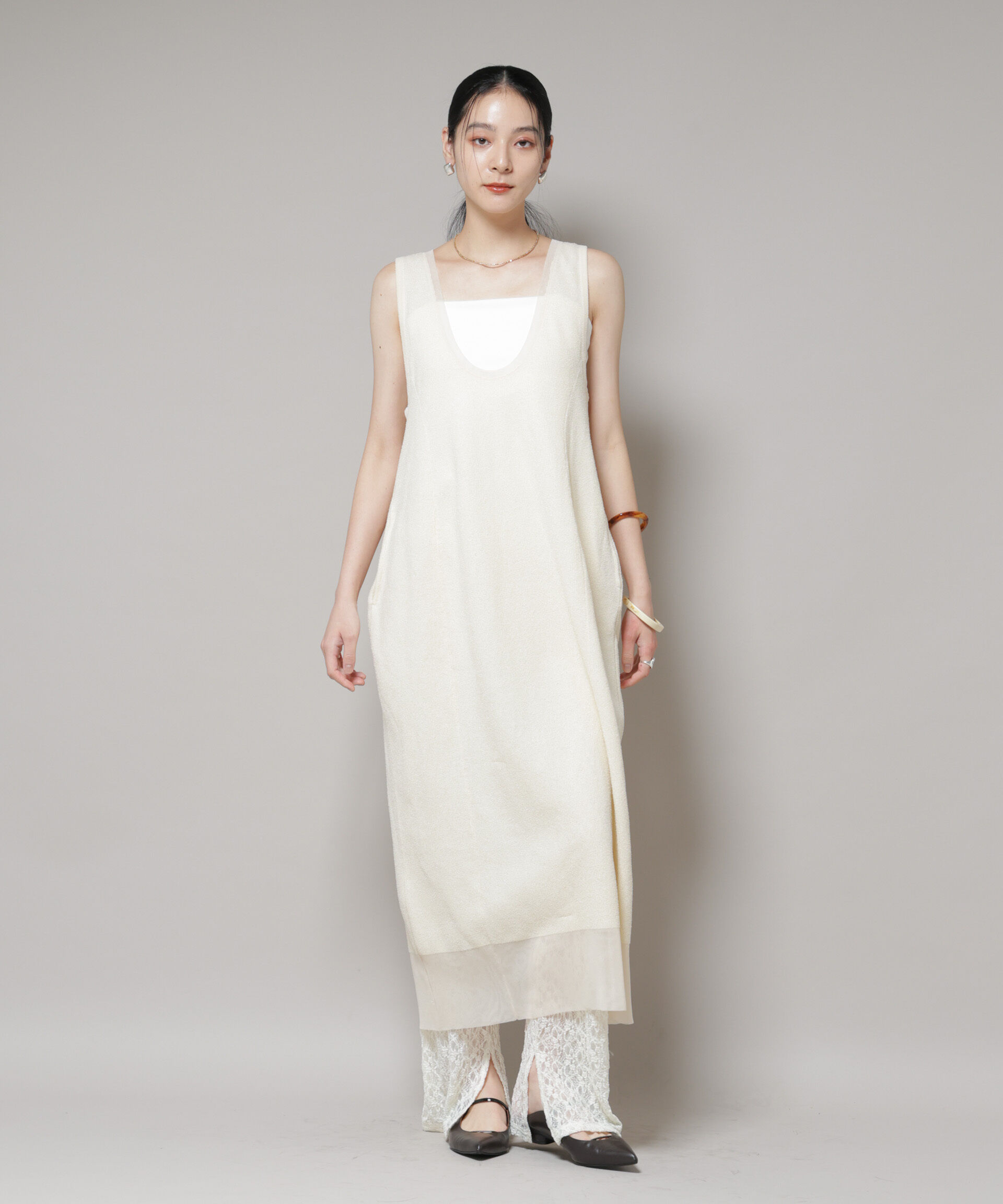 nano･universe「レースフレアレギンスパンツ」|チノ|