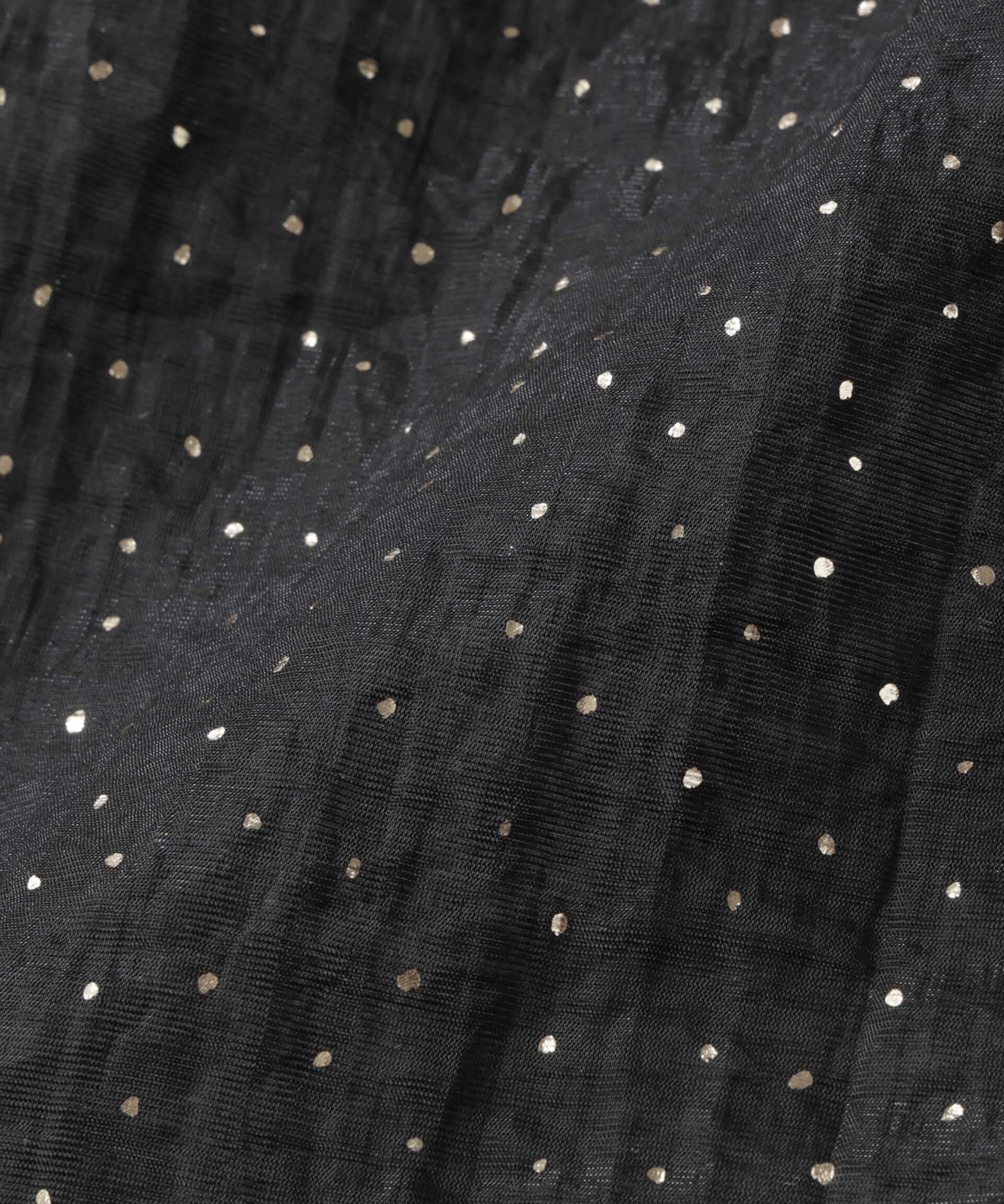 nano･universe「グリッタードットギャザーブラウス」|シャツ・ブラウス|