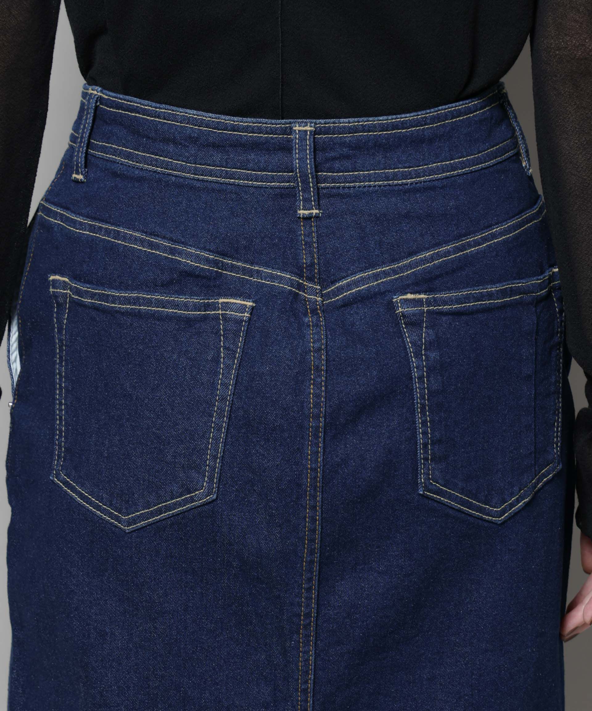 nano･universe「ラップペンシルデニムスカート」|スカート|