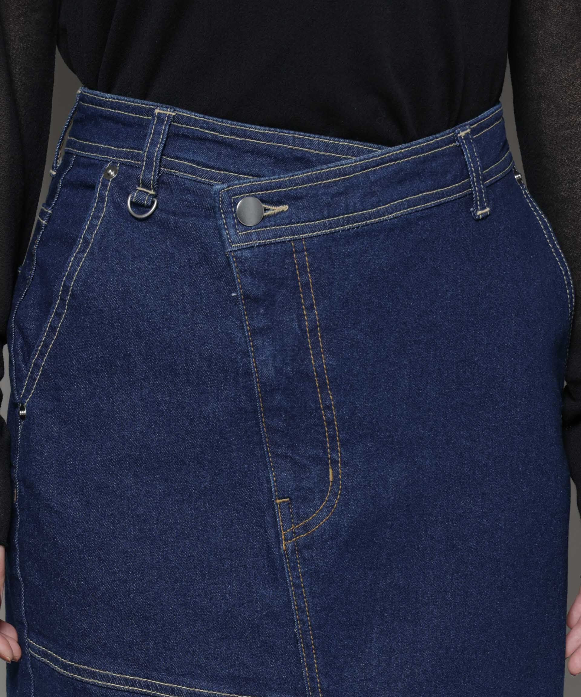 nano･universe「ラップペンシルデニムスカート」|スカート|