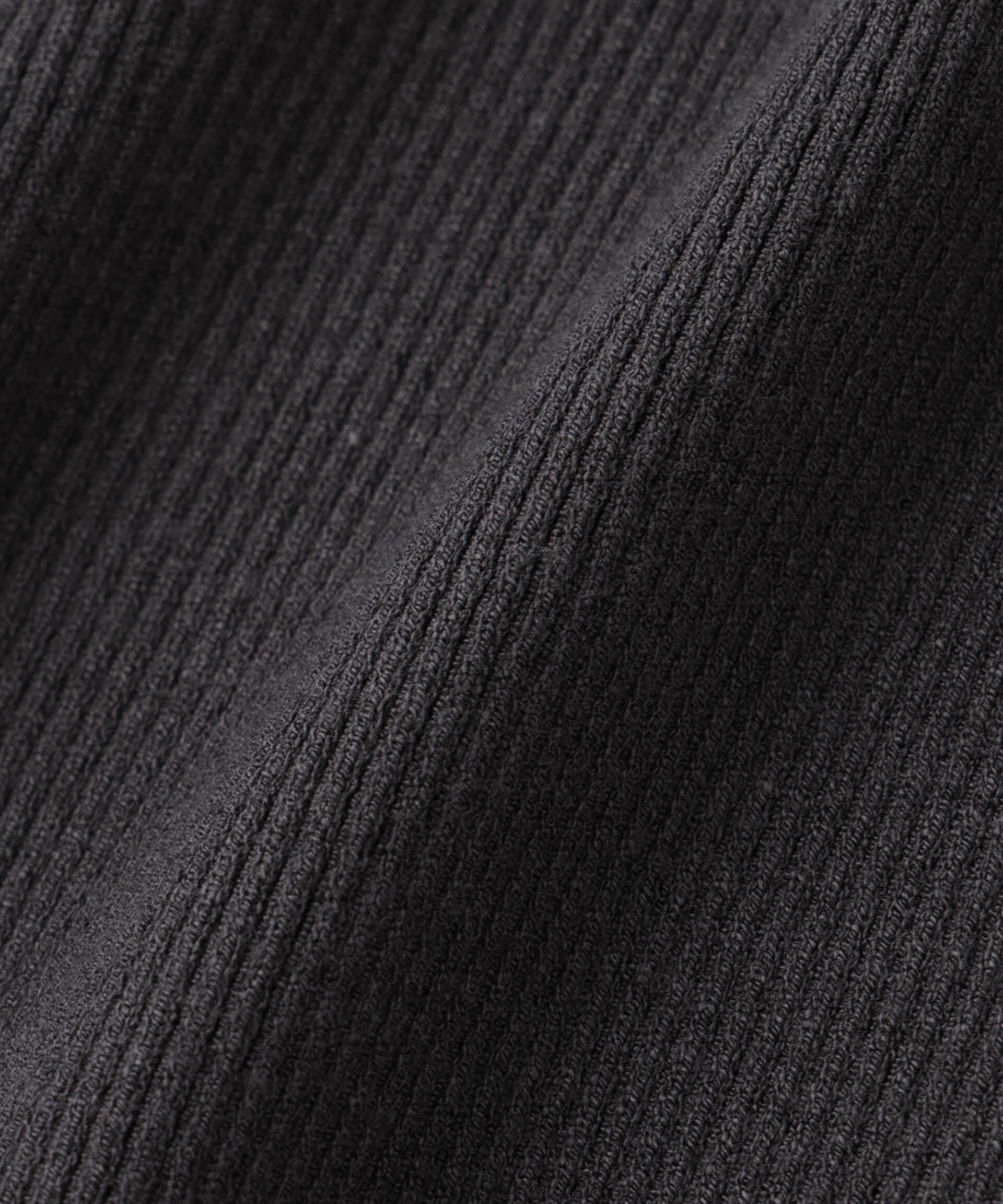 nano･universe「アシメネックデサインリブニットトップス」|ニット・セーター|