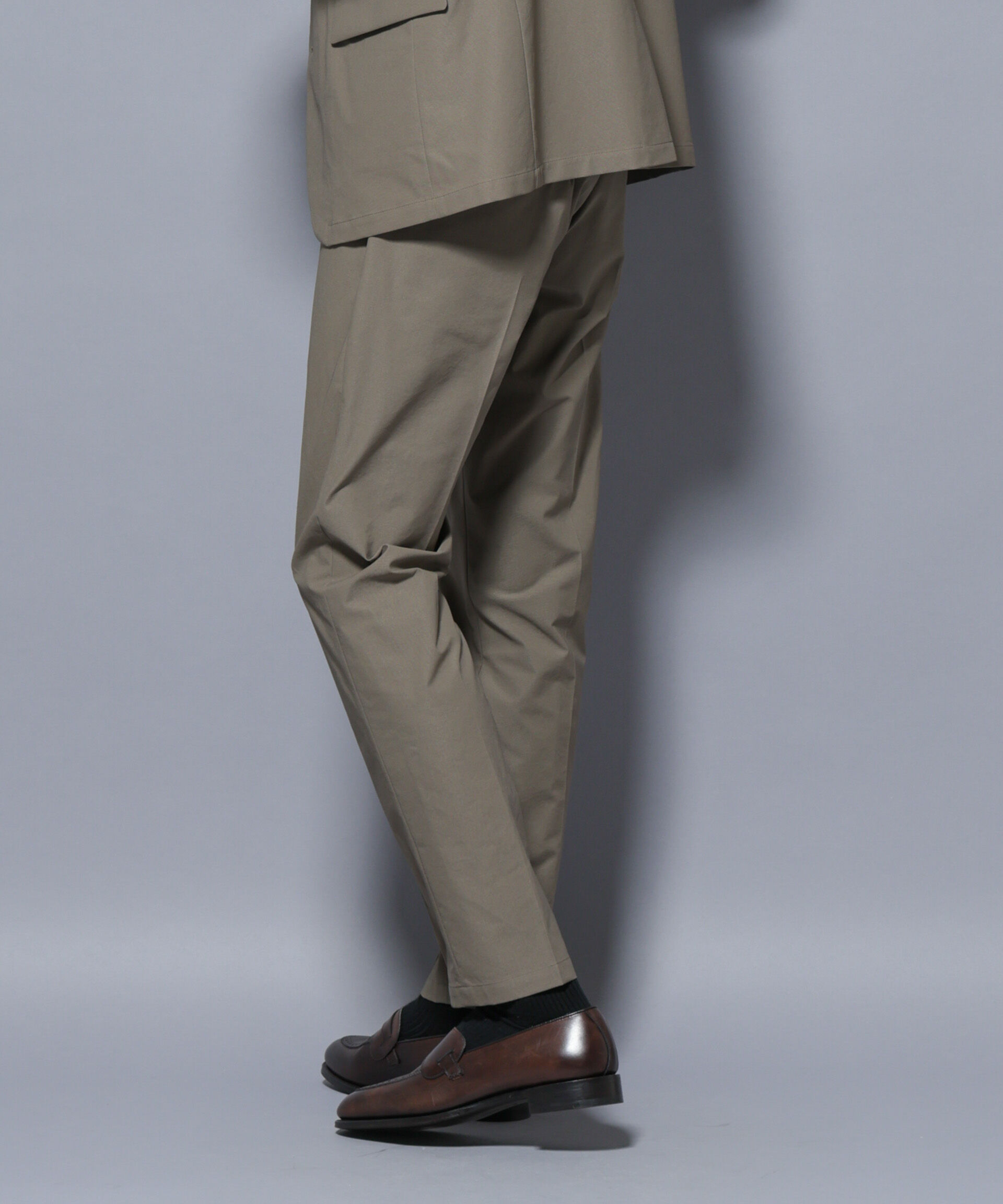 nano･universe「「N TROUSERS BASIC」TEXBRID(R) ツイルパンツ/ストレッチ・撥水(セットアップ可)」|スーツ|