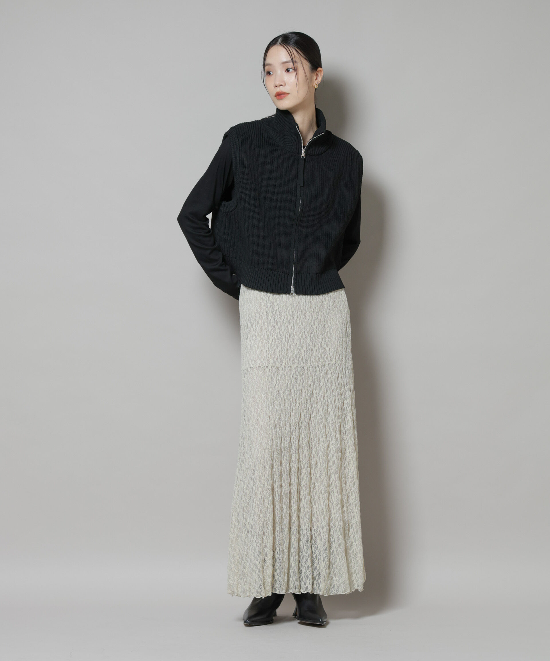 nano･universe「吸湿発熱クルーネックロングスリーブTシャツ」|Tシャツ・カットソー|