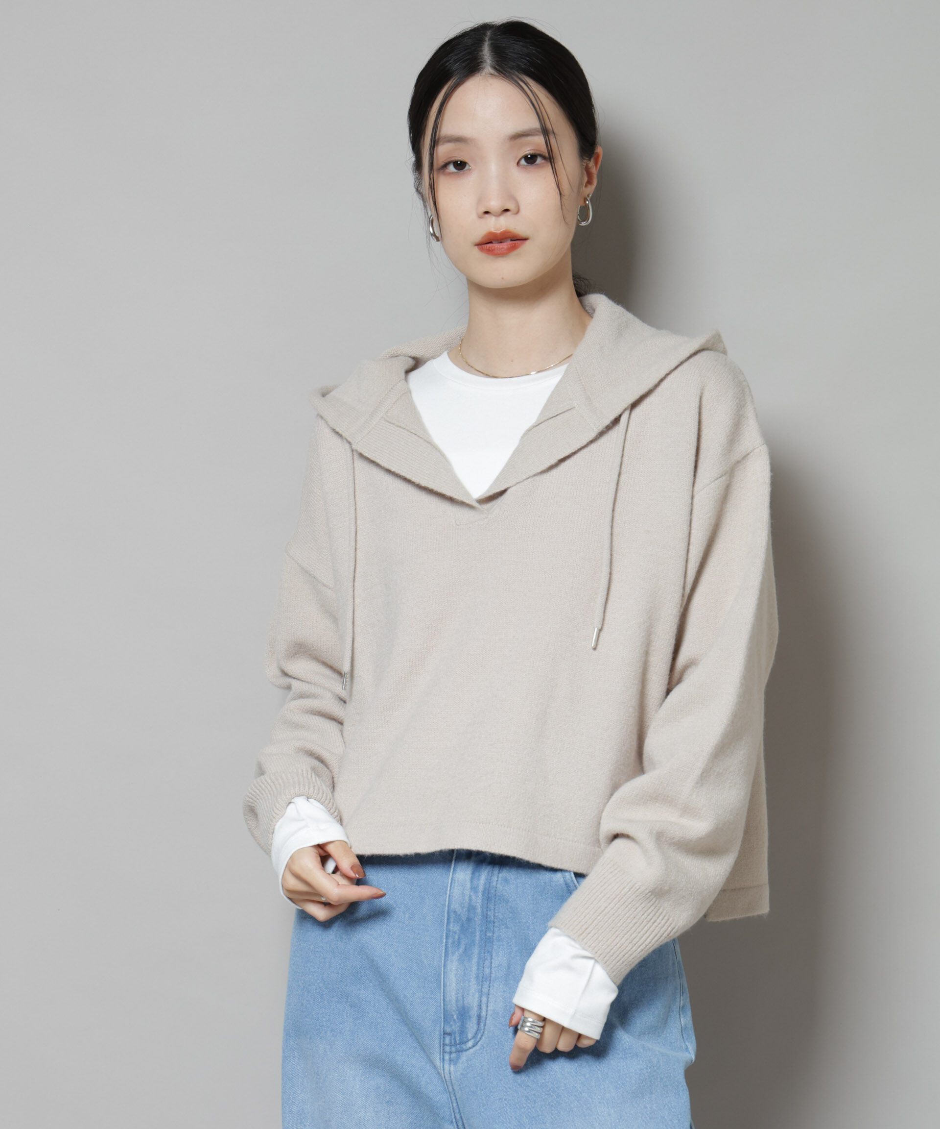 nano･universe「吸湿発熱クルーネックロングスリーブTシャツ」|Tシャツ・カットソー|