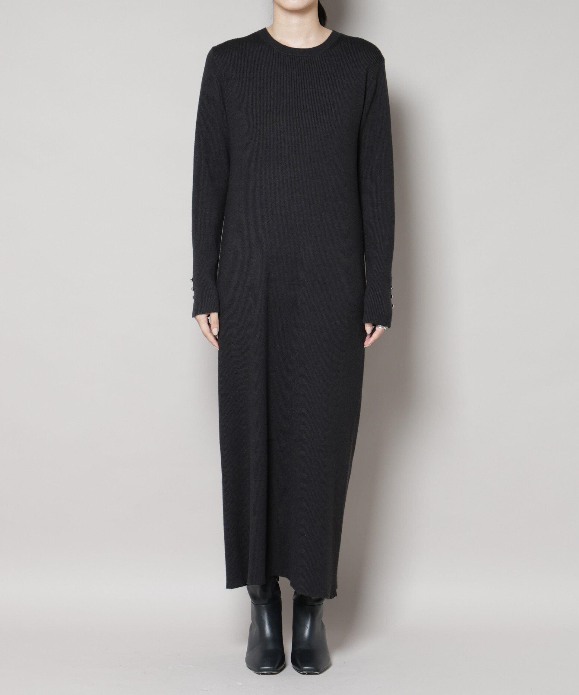 nano･universe「ドロストベスト＋リブニットワンピースセット」|ワンピース|