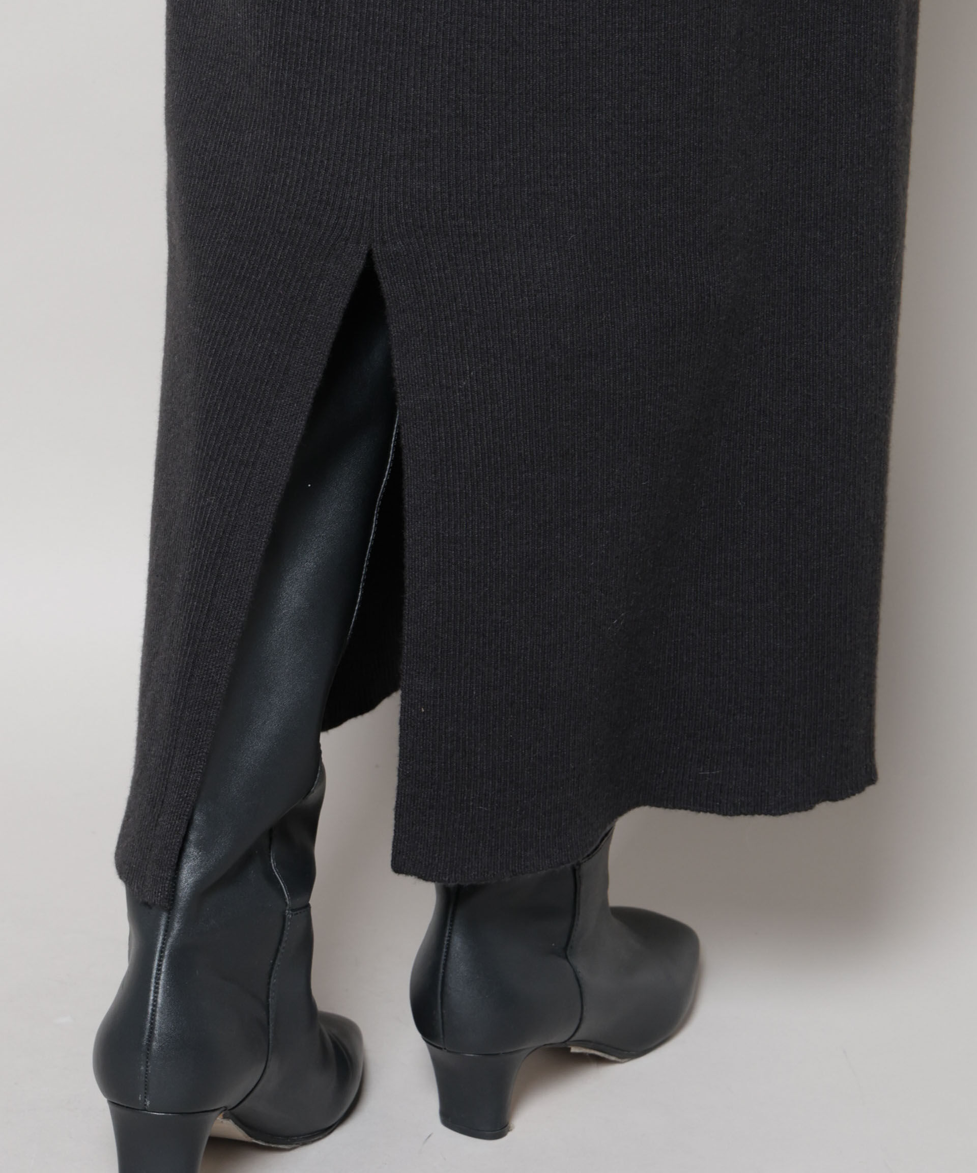 nano･universe「ドロストベスト＋リブニットワンピースセット」|ワンピース|