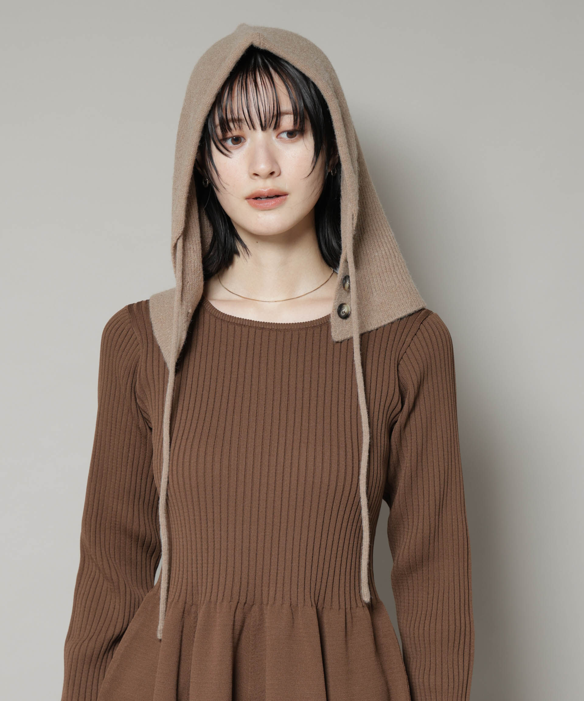 nano･universe「ボタン開閉バラクラバ」|マフラー|