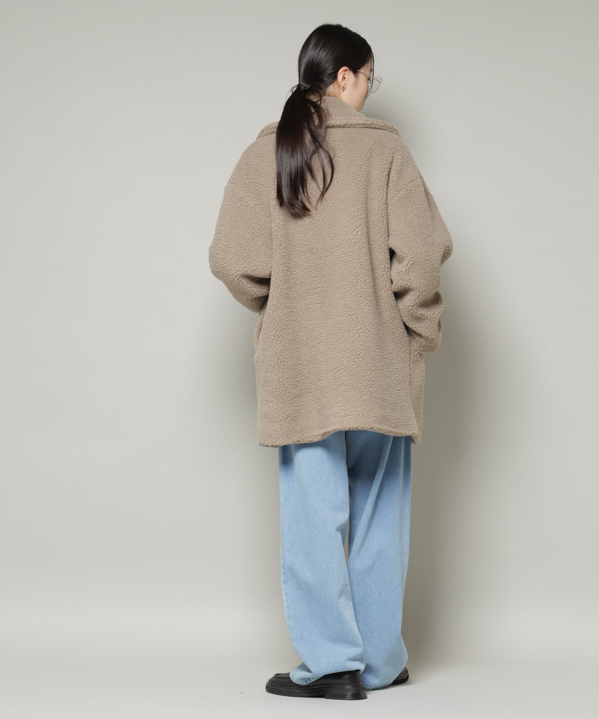 nano･universe「ボアワイドダブルボタンコート」|その他|