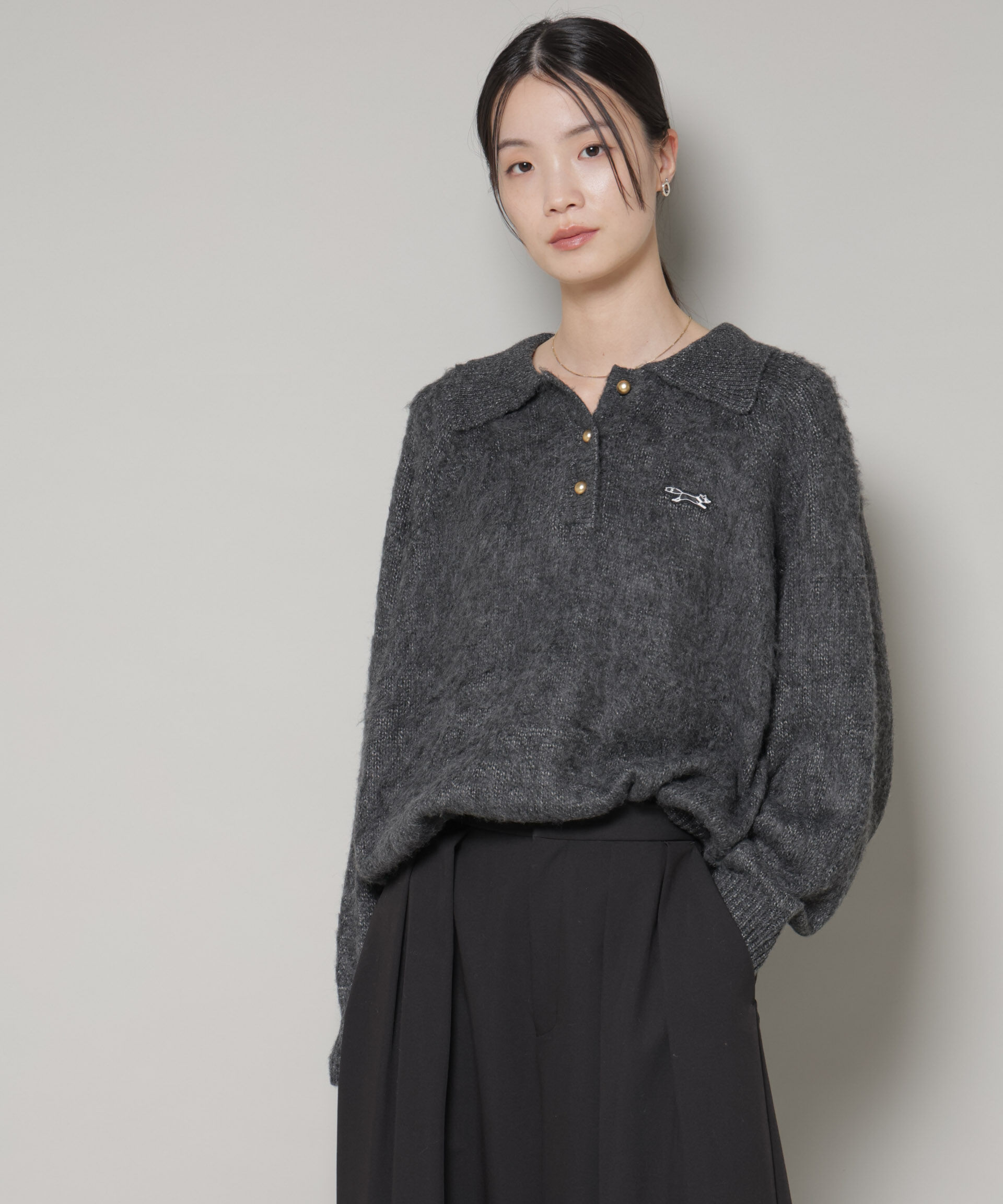 nano･universe「PENNEYS別注TheFOXシャギーポロニット」|ニット・セーター|