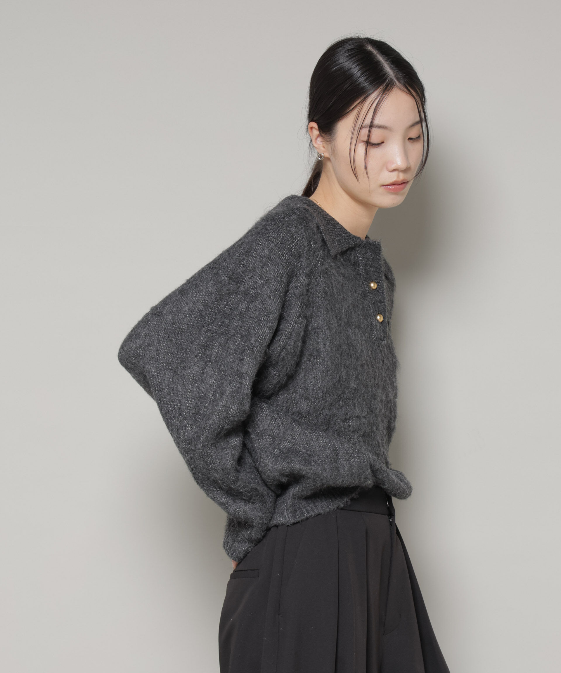 nano･universe「PENNEYS別注TheFOXシャギーポロニット」|ニット・セーター|