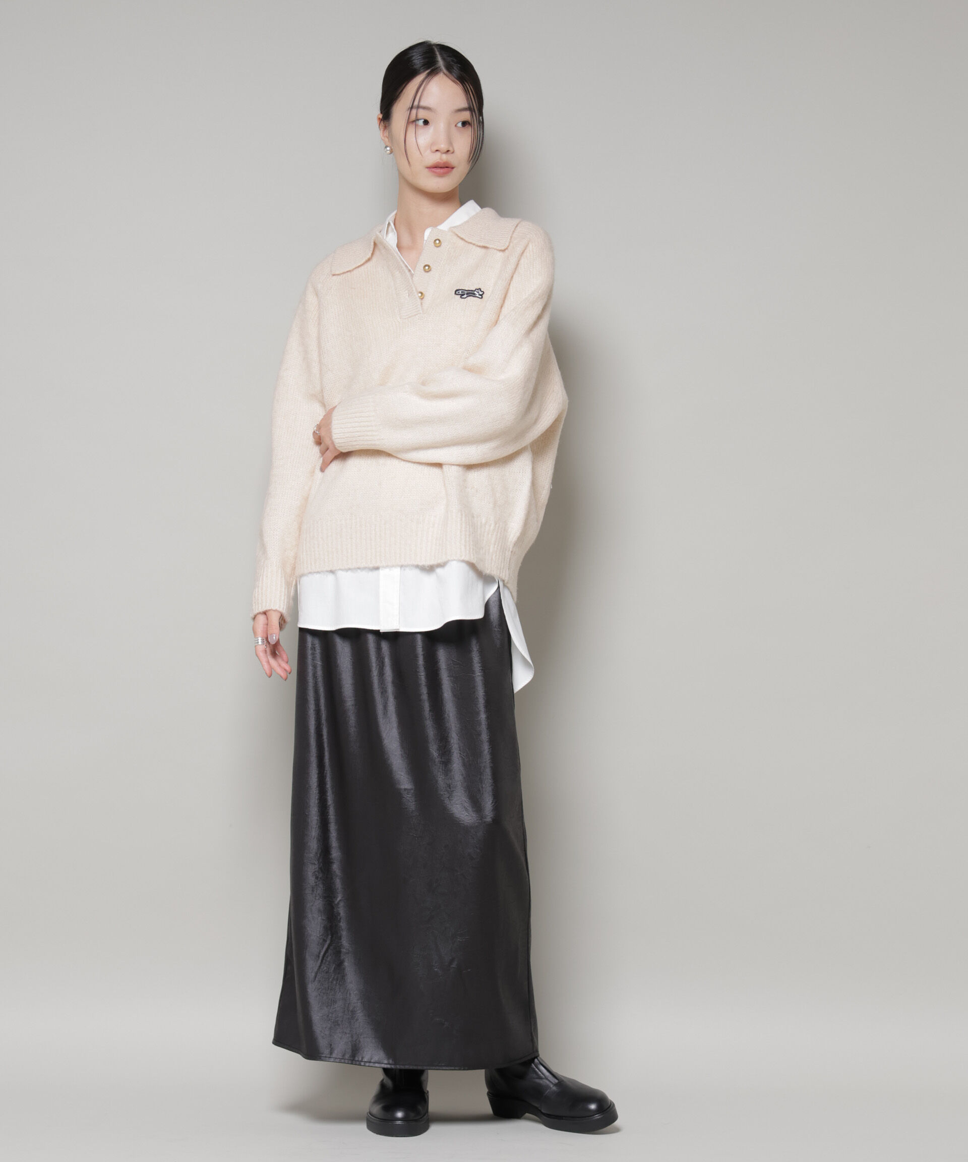 nano･universe「PENNEYS別注TheFOXシャギーポロニット」|ニット・セーター|