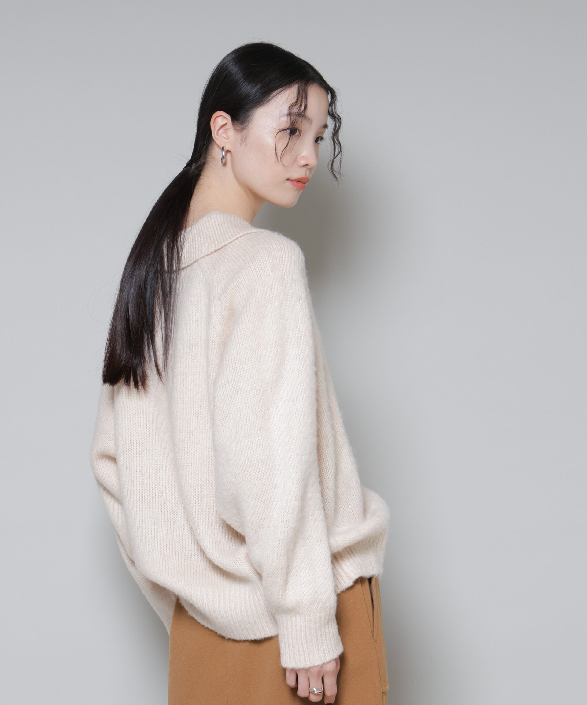 nano･universe「PENNEYS別注TheFOXシャギーポロニット」|ニット・セーター|