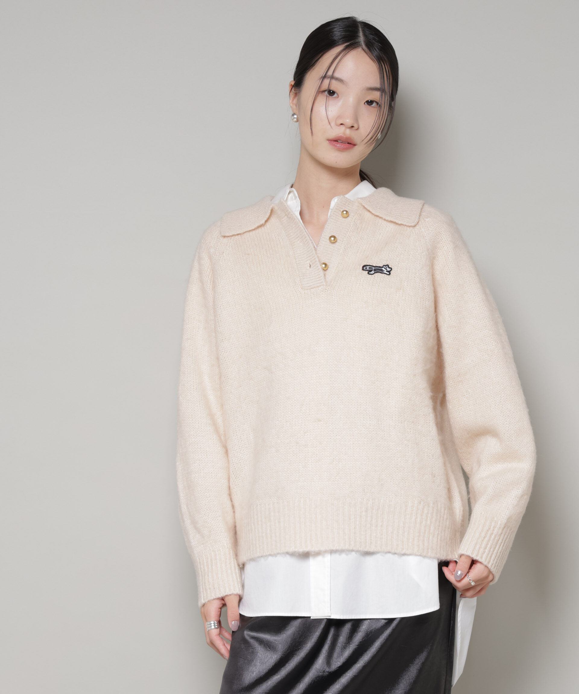 nano･universe「PENNEYS別注TheFOXシャギーポロニット」|ニット・セーター|