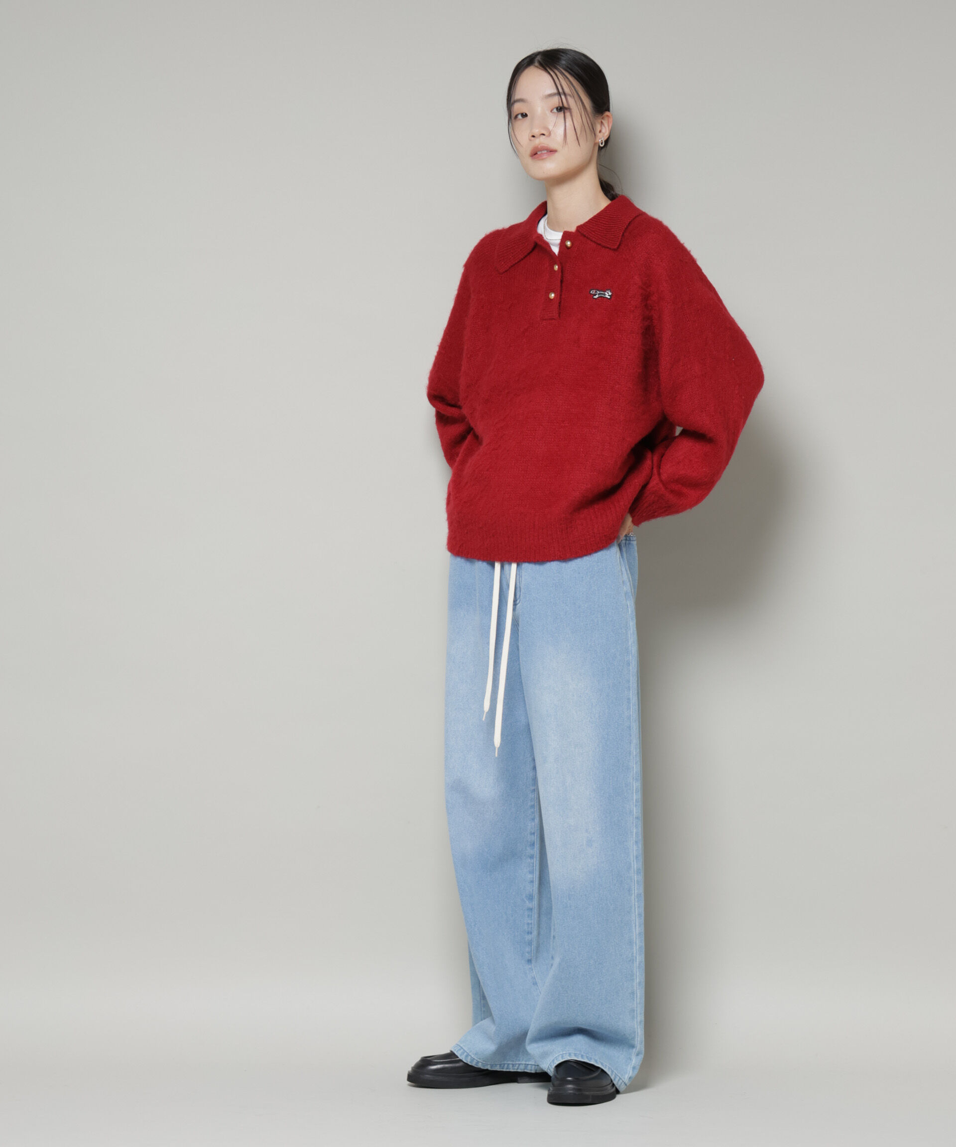 nano･universe「PENNEYS別注TheFOXシャギーポロニット」|ニット・セーター|