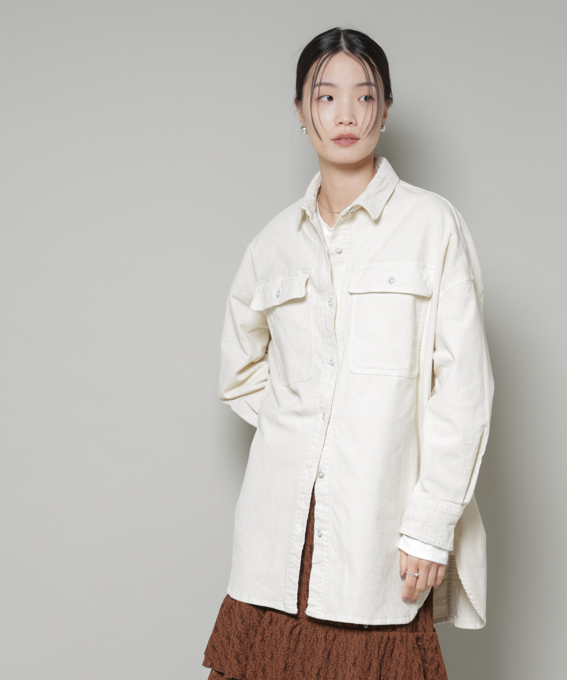 nano･universe「Healthy DENIM/Almond Corduroy」|シャツ・ブラウス|