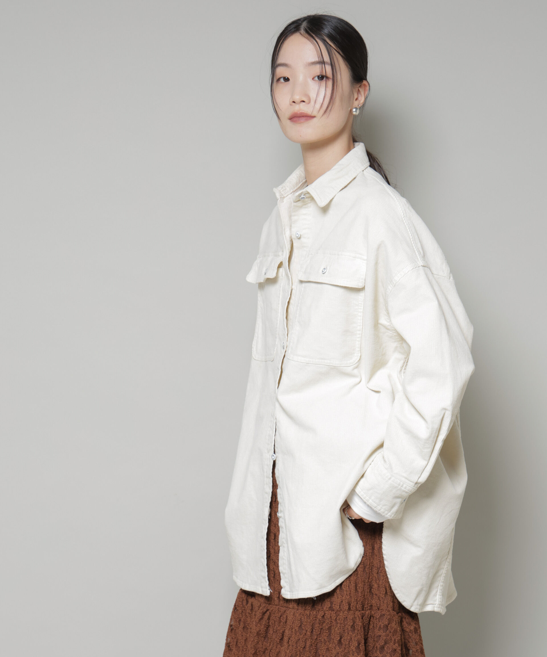 nano･universe「Healthy DENIM/Almond Corduroy」|シャツ・ブラウス|