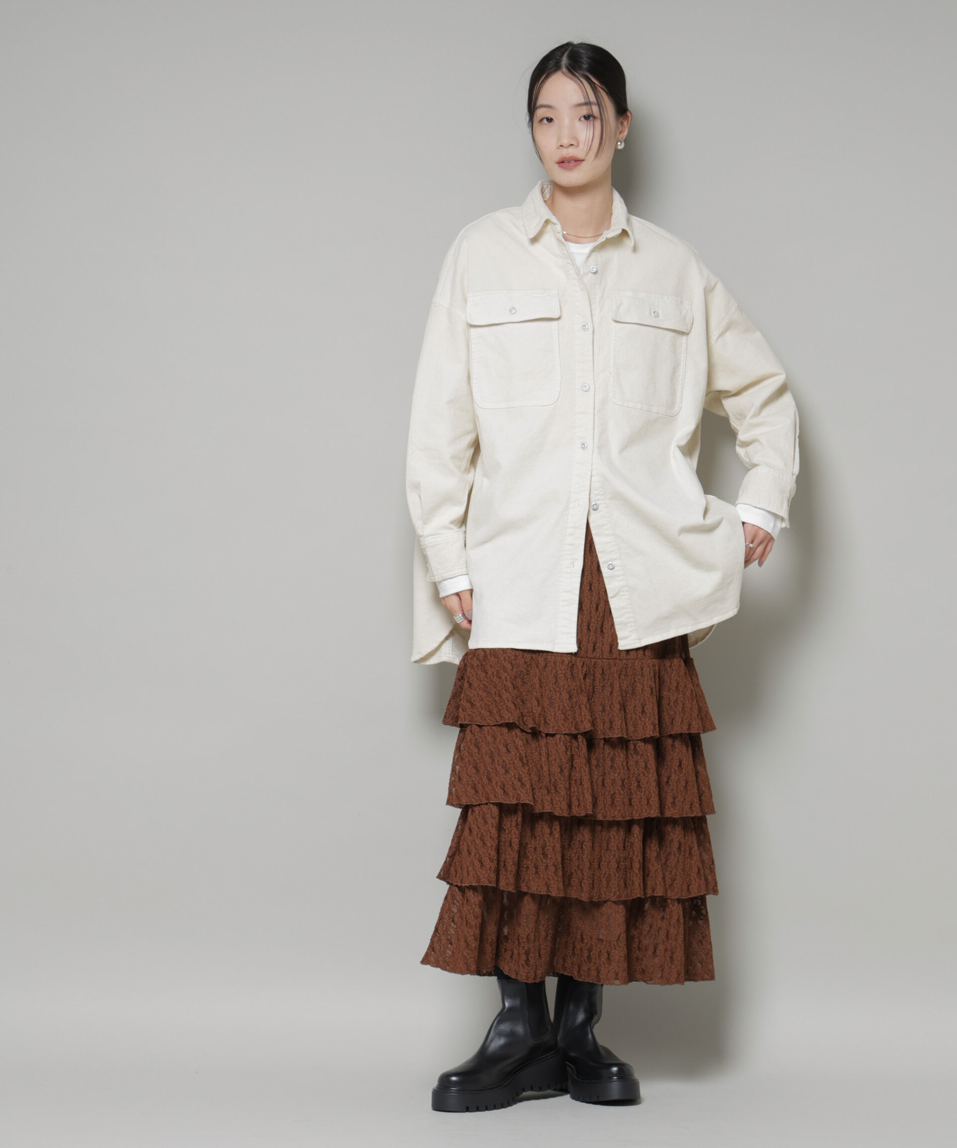 nano･universe「Healthy DENIM/Almond Corduroy」|シャツ・ブラウス|