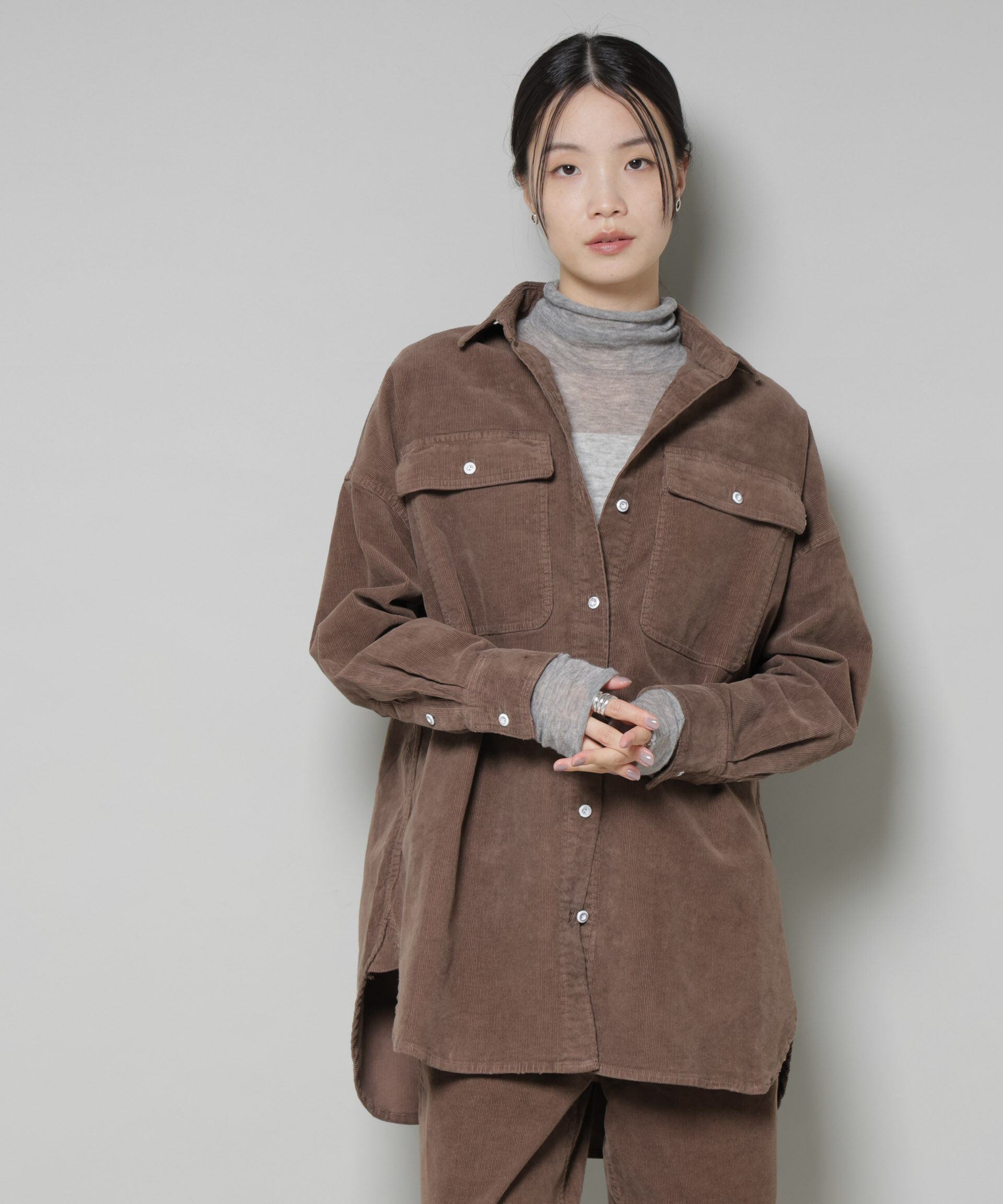 nano･universe「Healthy DENIM/Almond Corduroy」|シャツ・ブラウス|