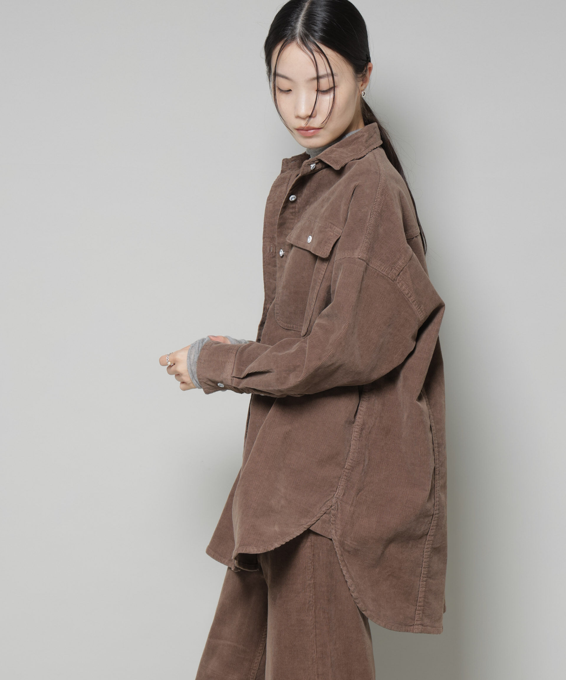 nano･universe「Healthy DENIM/Almond Corduroy」|シャツ・ブラウス|