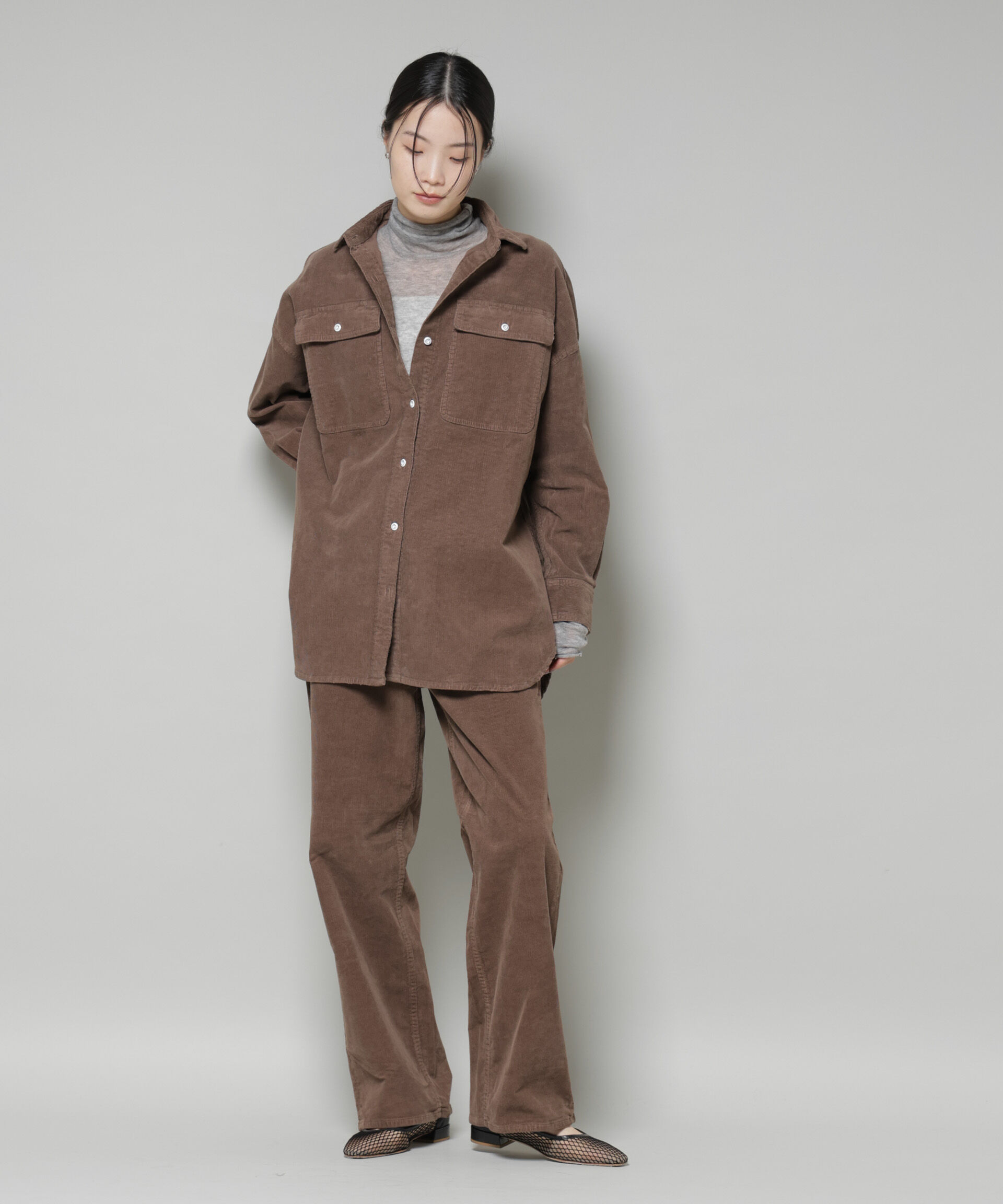 nano･universe「Healthy DENIM/Almond Corduroy」|シャツ・ブラウス|