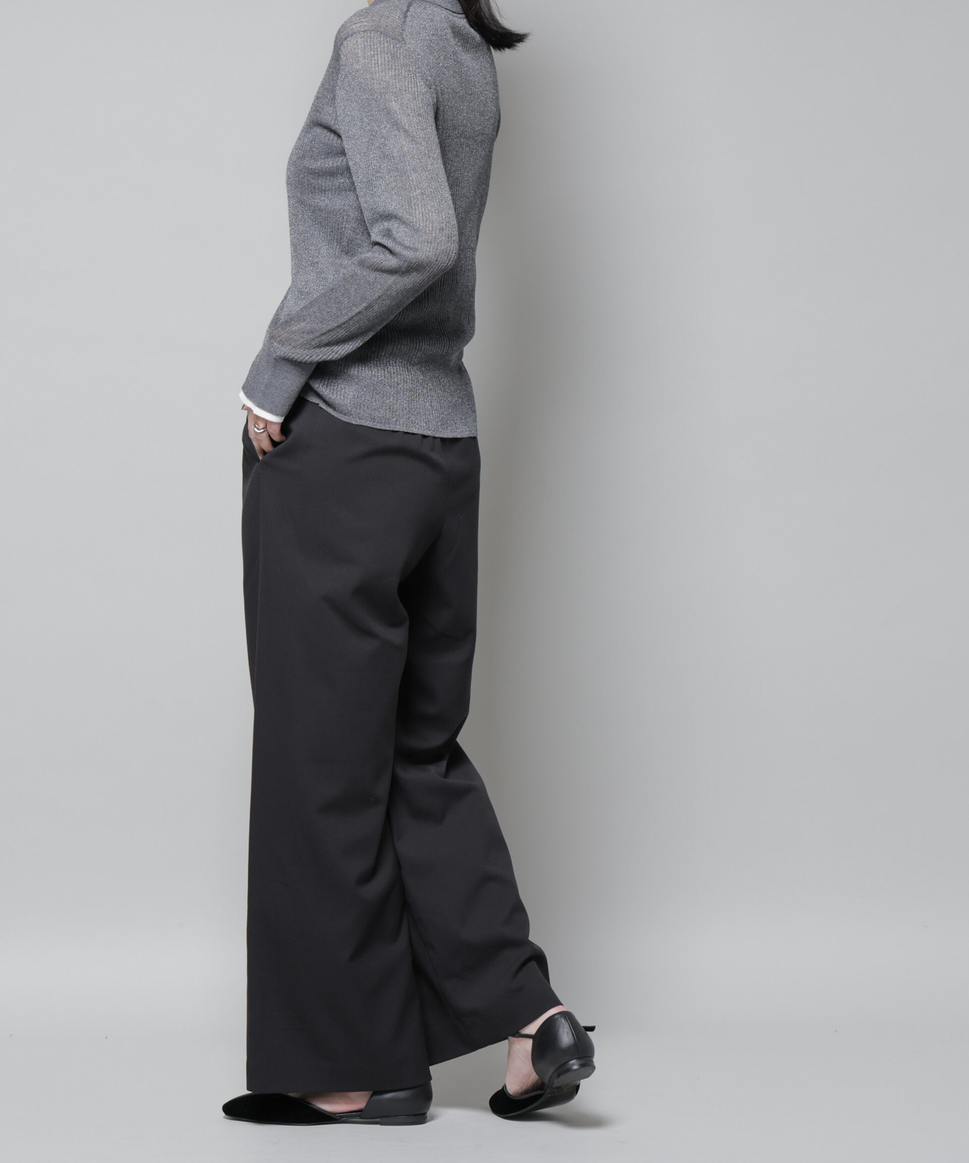 nano･universe「ファンクションダブルウエストイージーパンツ」|チノ|