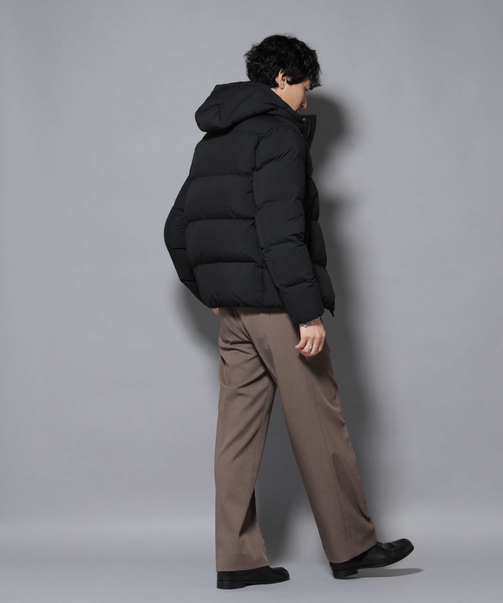 nano･universe「anewdown(R)フルダルステッチフーデット撥水ダウン」|ダウン|