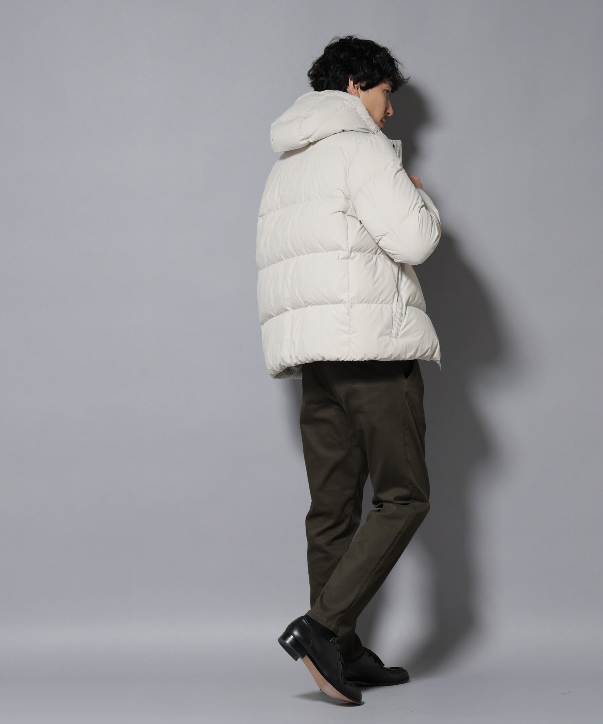 nano･universe「anewdown(R)フルダルステッチフーデット撥水ダウン」|ダウン|