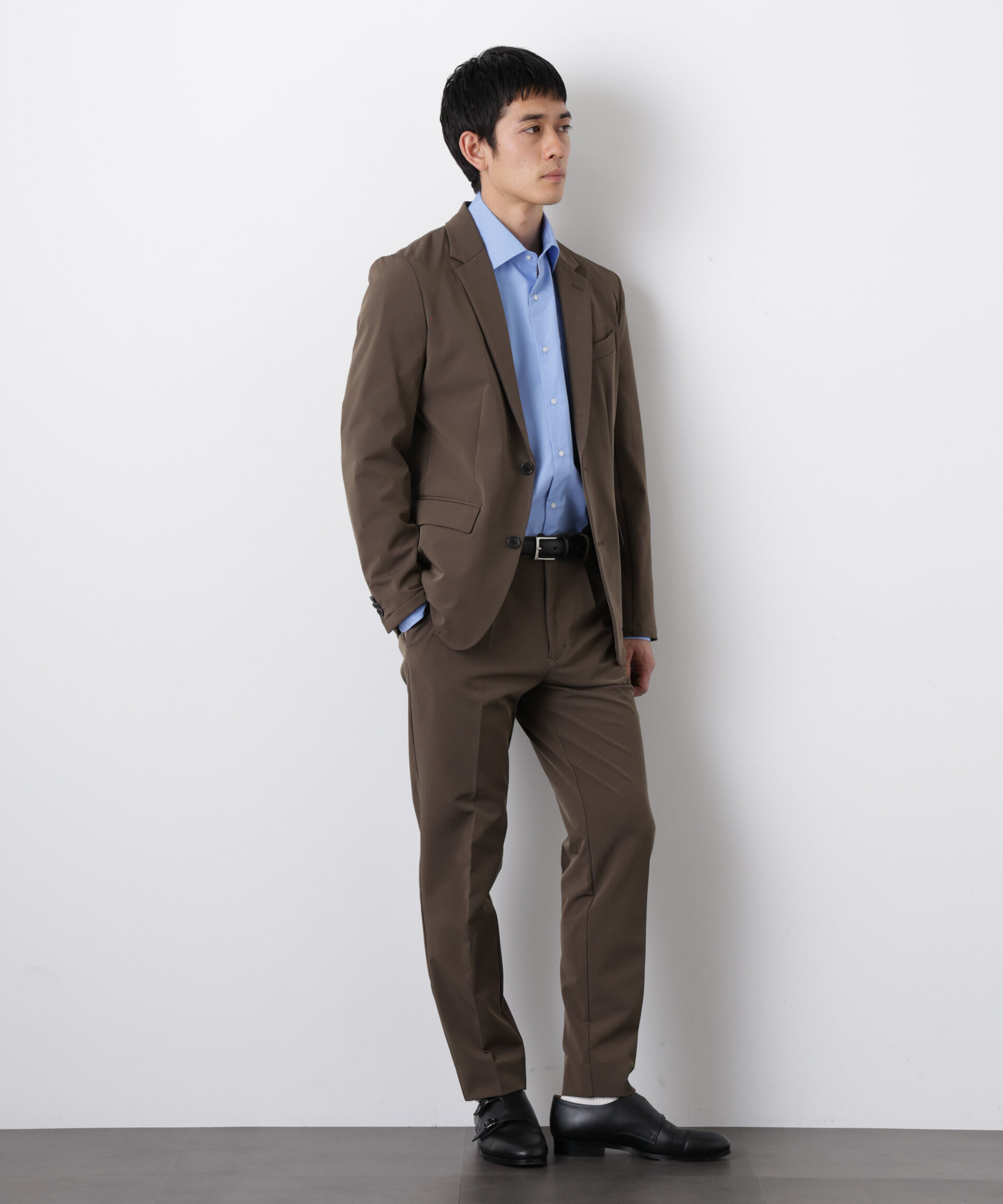 nano･universe「｢Damerino｣コードレーンストレッチセットアップ」|スーツ|