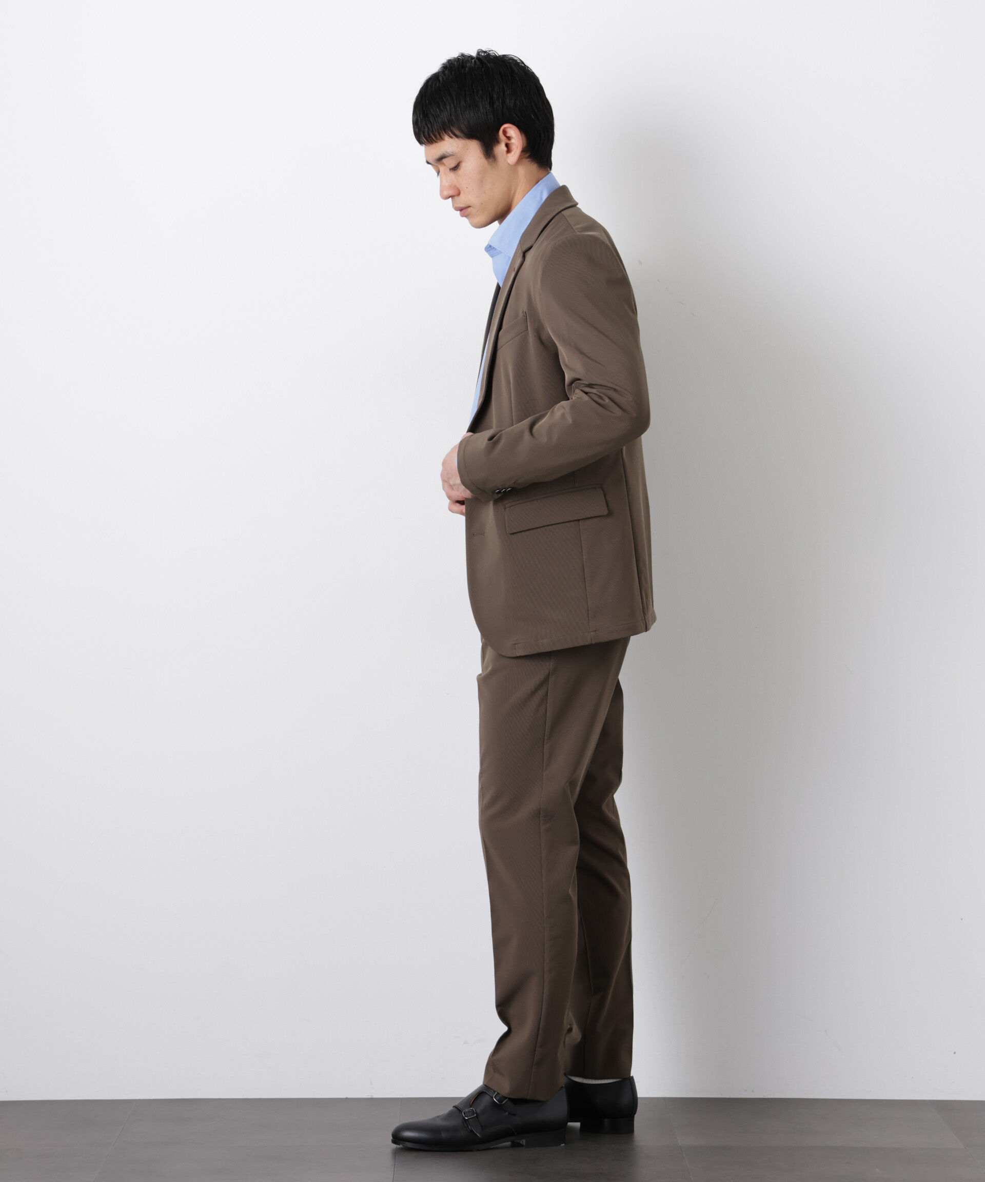 nano･universe「｢Damerino｣コードレーンストレッチセットアップ」|スーツ|