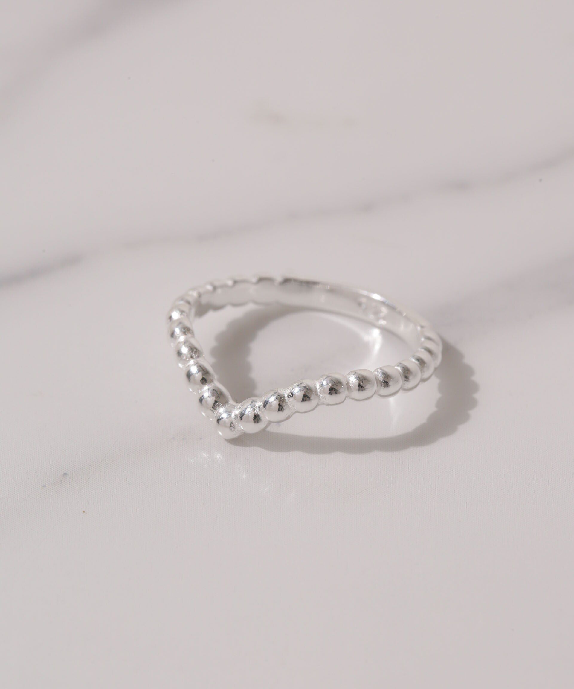 nano･universe「Nina&Jules Paris/Dotted Wishbone Ring」|リング|